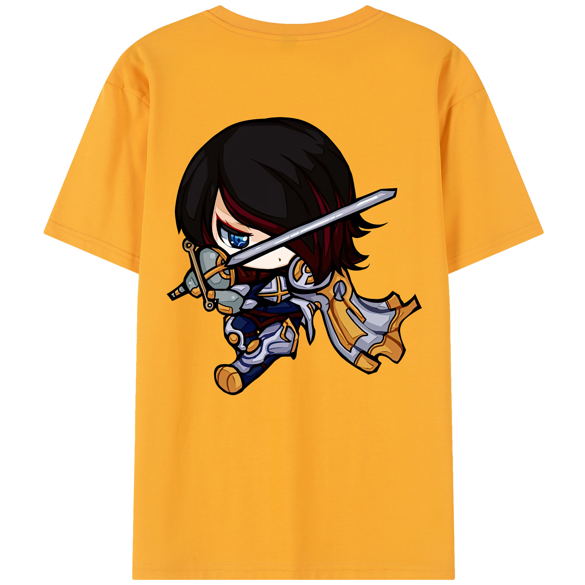 リーグ・オブ・レジェンド League of Legends LOL 綿100％半袖Tシャツ（背面プリント）