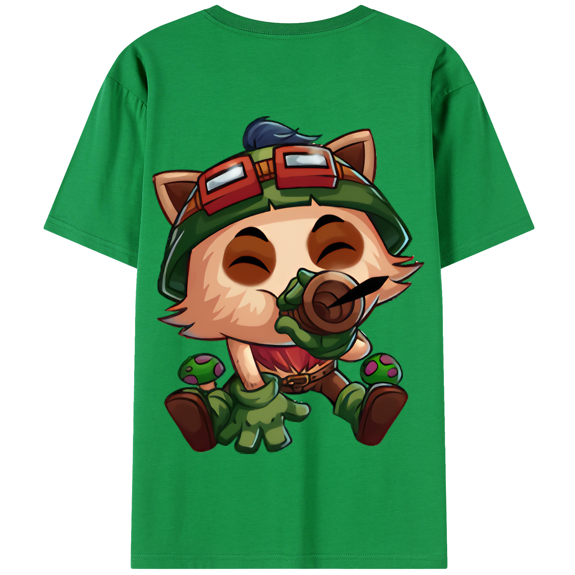 リーグ・オブ・レジェンド League of Legends LOL 綿100％半袖Tシャツ（背面プリント）