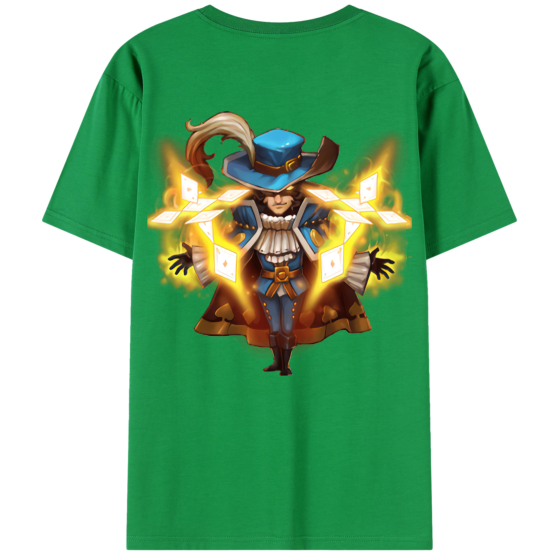 リーグ・オブ・レジェンド League of Legends LOL 綿100％半袖Tシャツ（背面プリント）