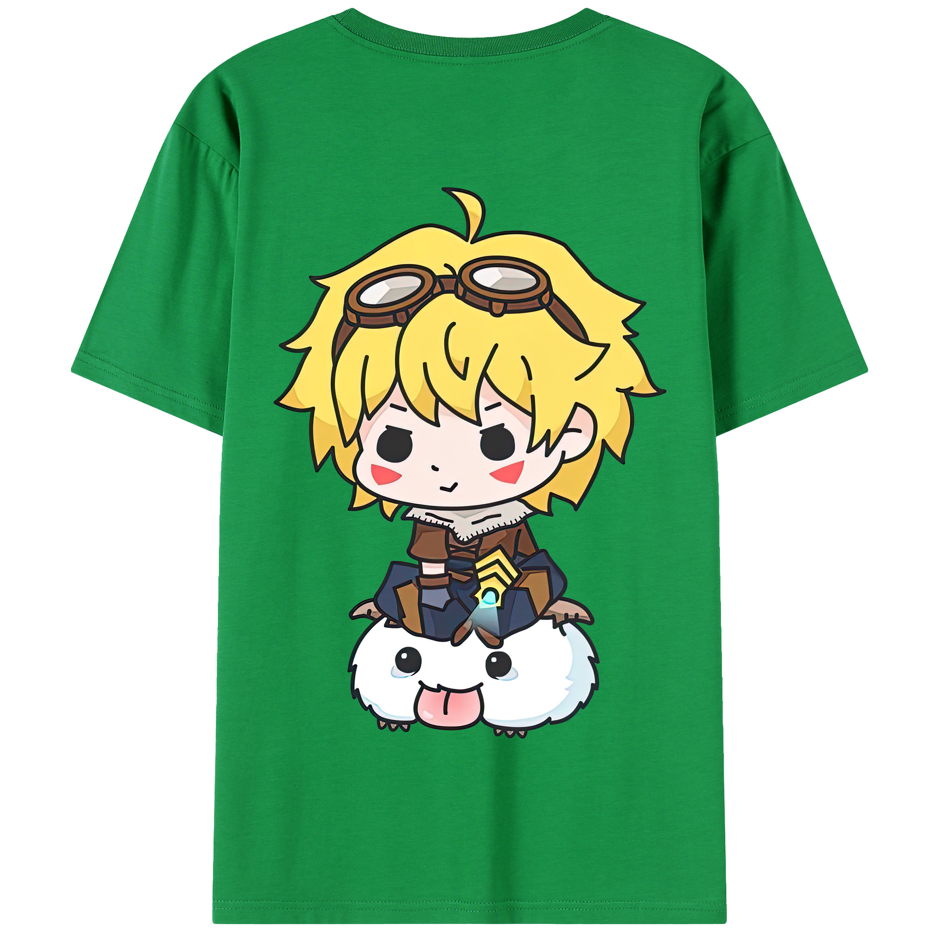 リーグ・オブ・レジェンド League of Legends LOL 綿100％半袖Tシャツ（背面プリント）