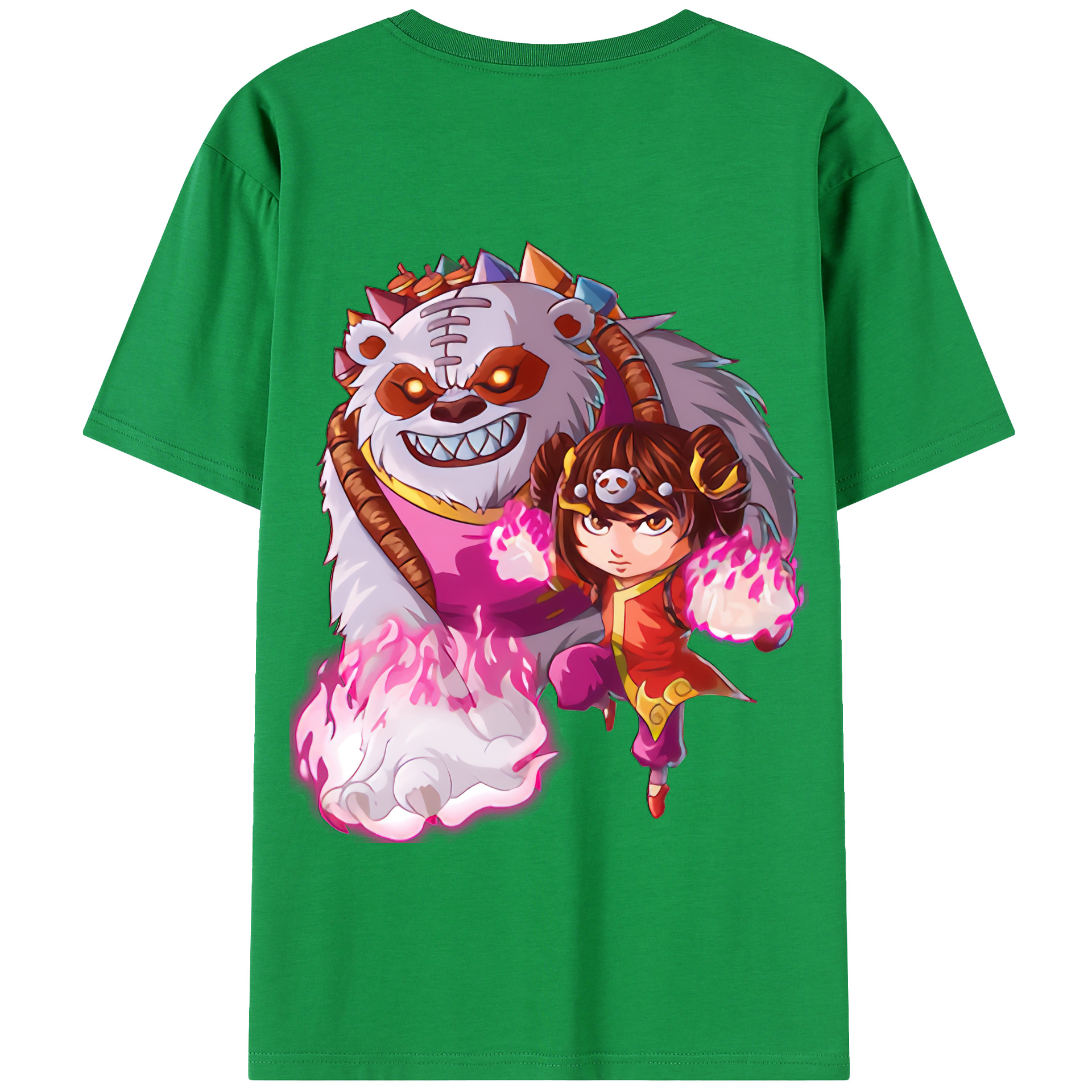 リーグ・オブ・レジェンド League of Legends LOL 綿100％半袖Tシャツ（背面プリント）