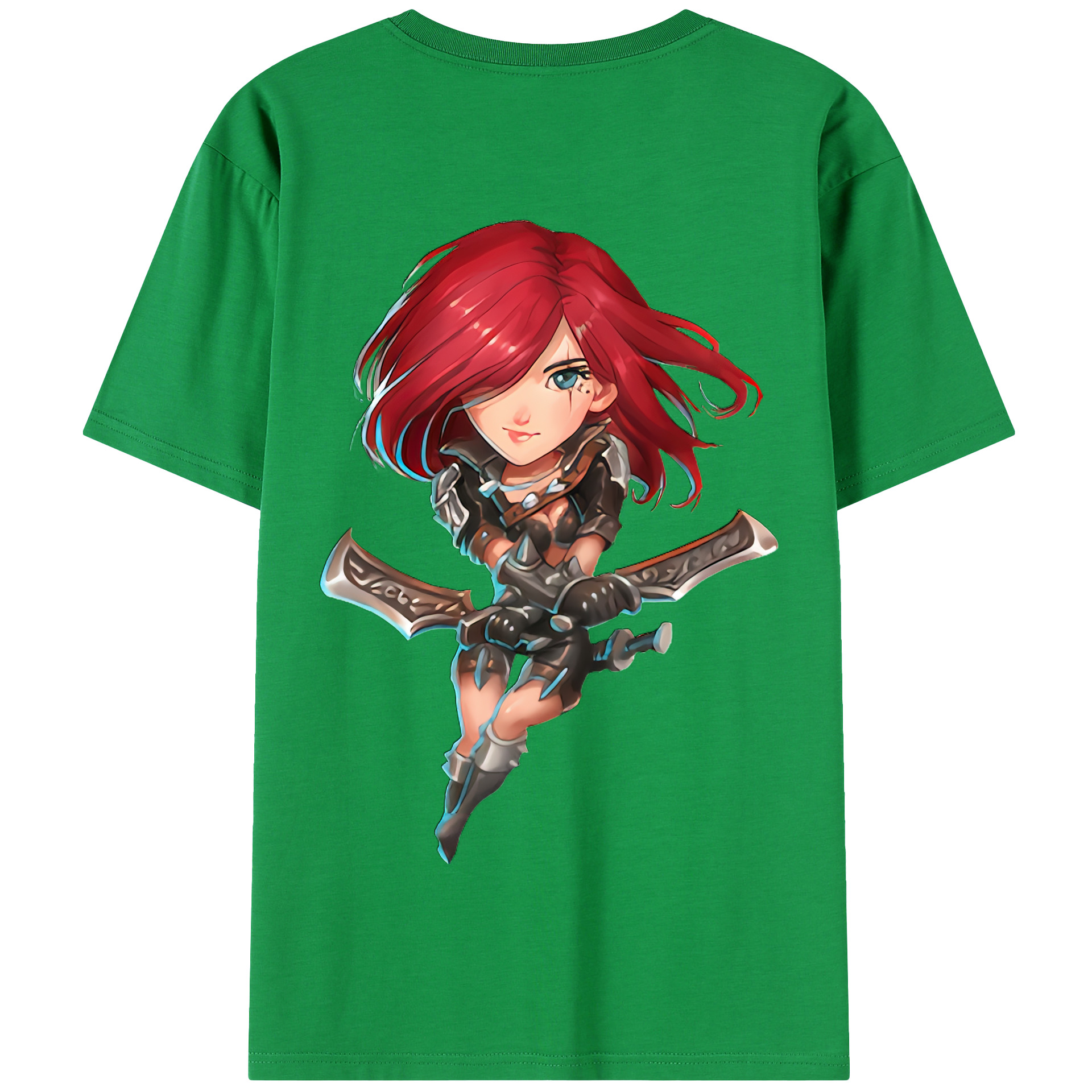 リーグ・オブ・レジェンド League of Legends LOL 綿100％半袖Tシャツ（背面プリント）