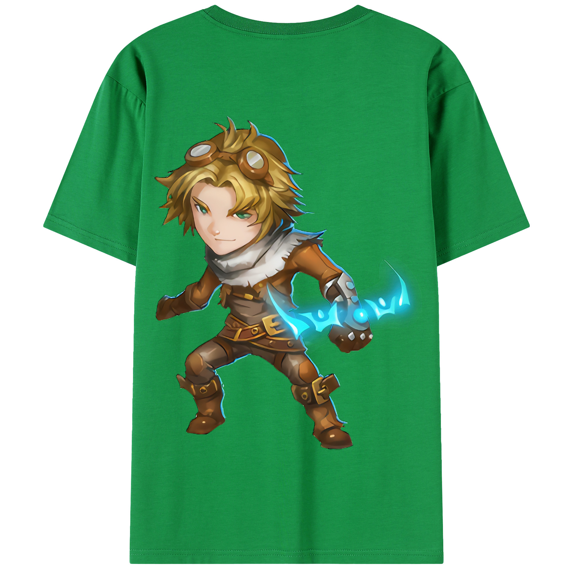 リーグ・オブ・レジェンド League of Legends LOL 綿100％半袖Tシャツ（背面プリント）