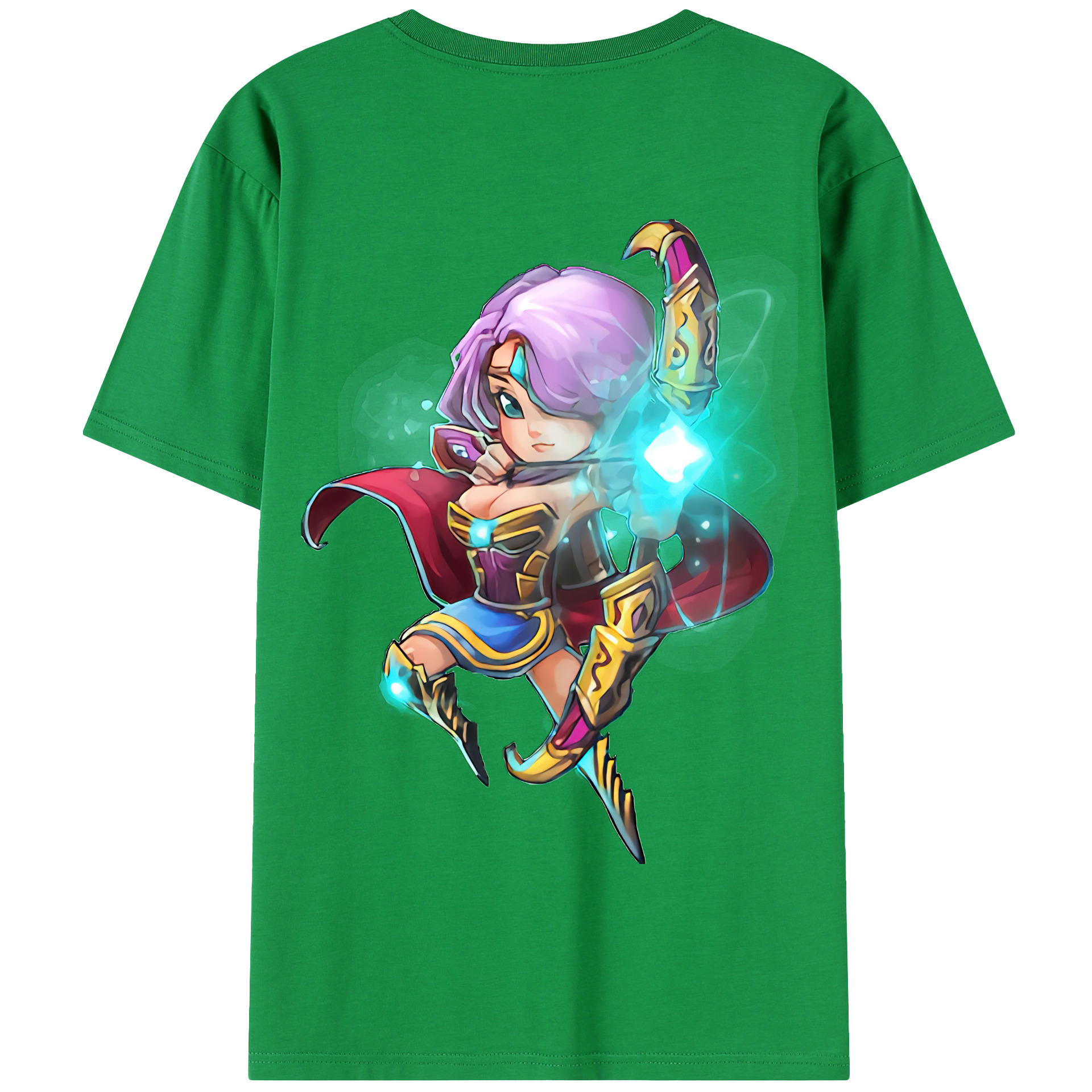 リーグ・オブ・レジェンド League of Legends LOL 綿100％半袖Tシャツ（背面プリント）
