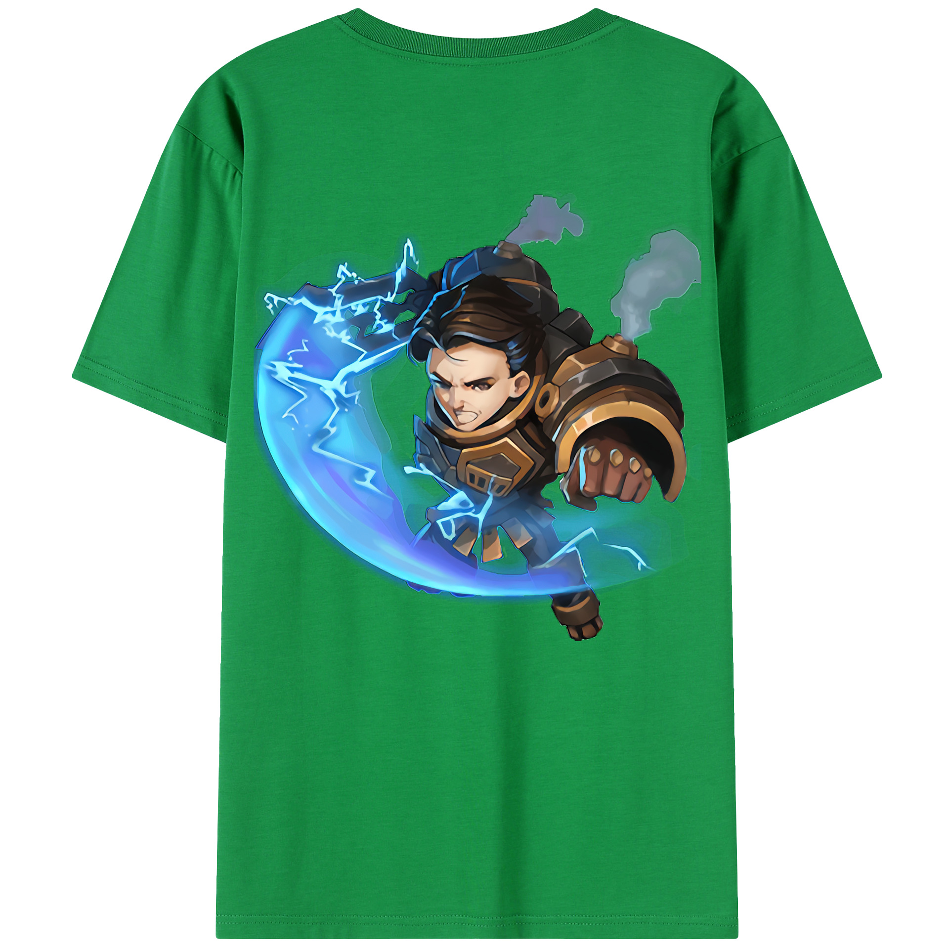 リーグ・オブ・レジェンド League of Legends LOL 綿100％半袖Tシャツ（背面プリント）