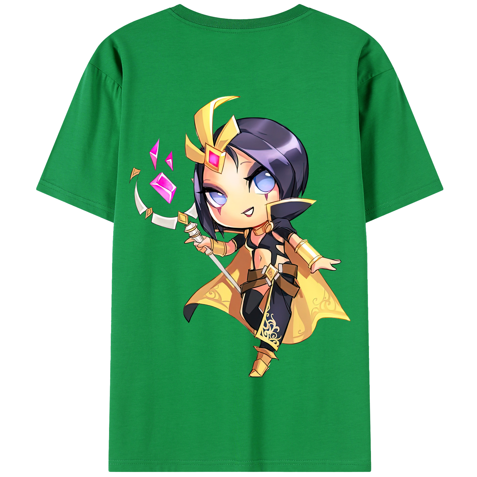 リーグ・オブ・レジェンド League of Legends LOL 綿100％半袖Tシャツ（背面プリント）
