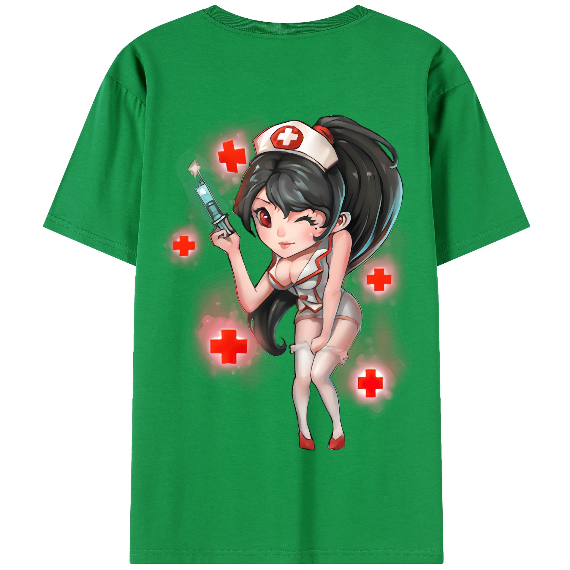 リーグ・オブ・レジェンド League of Legends LOL 綿100％半袖Tシャツ（背面プリント）