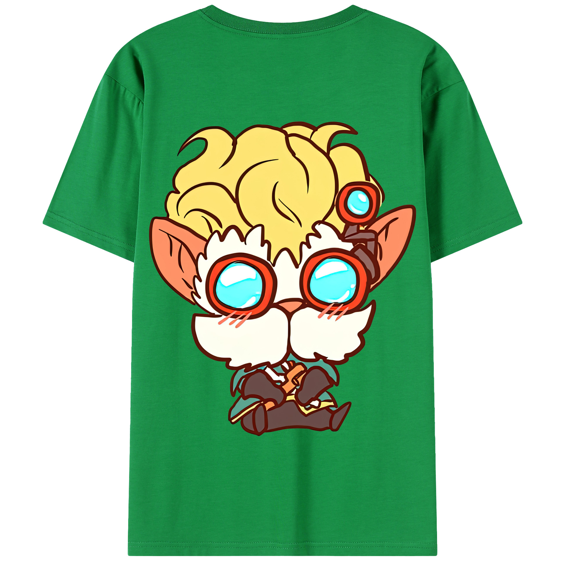 リーグ・オブ・レジェンド League of Legends LOL 綿100％半袖Tシャツ（背面プリント）