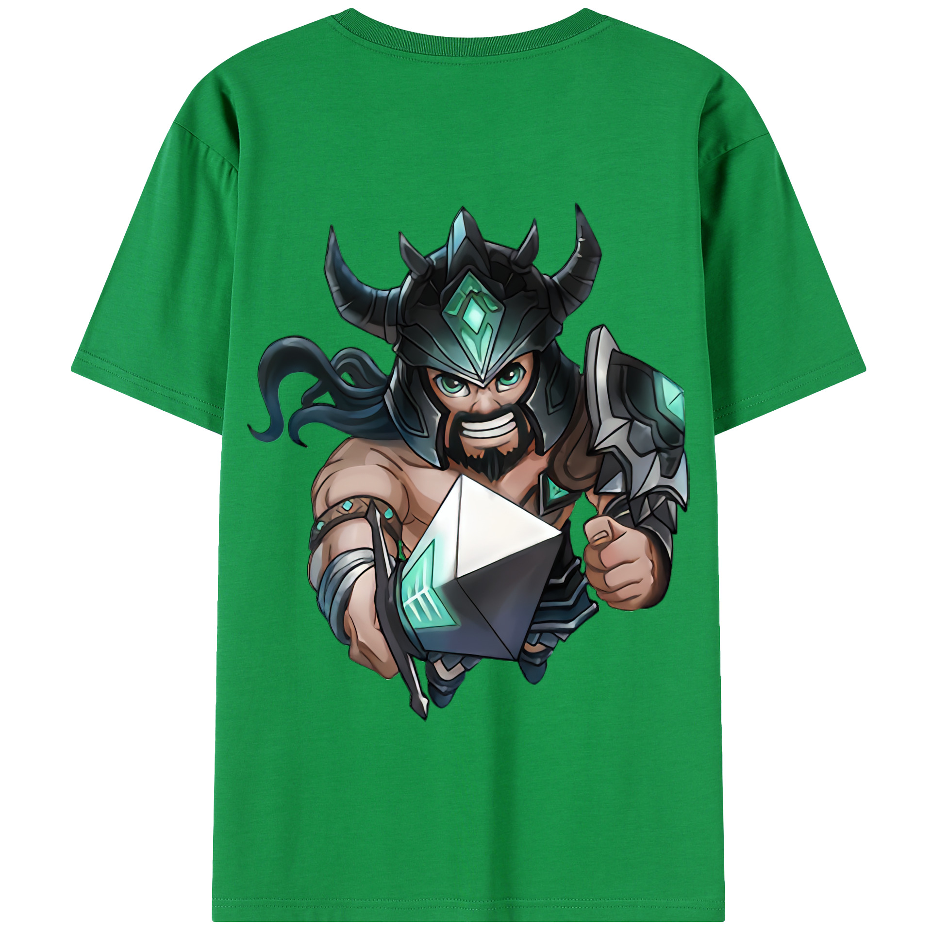 リーグ・オブ・レジェンド League of Legends LOL 綿100％半袖Tシャツ（背面プリント）