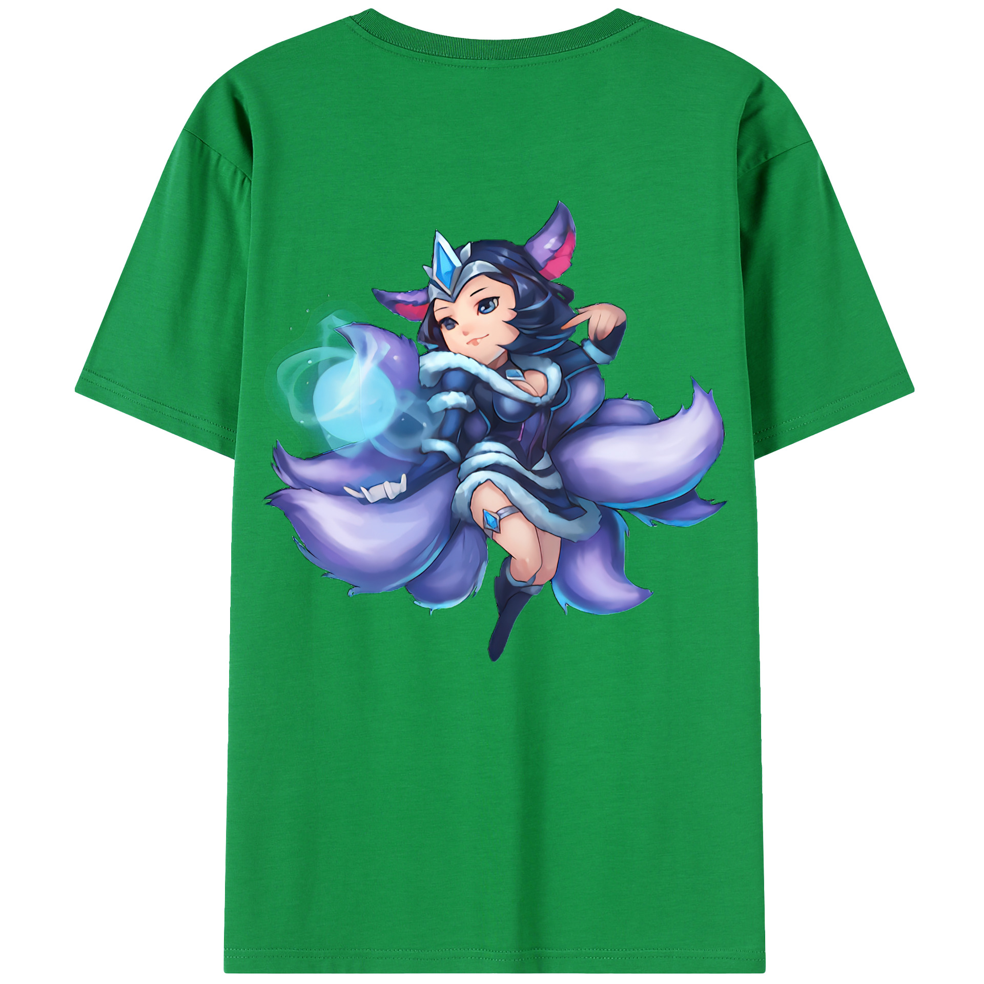 リーグ・オブ・レジェンド League of Legends LOL 綿100％半袖Tシャツ（背面プリント）