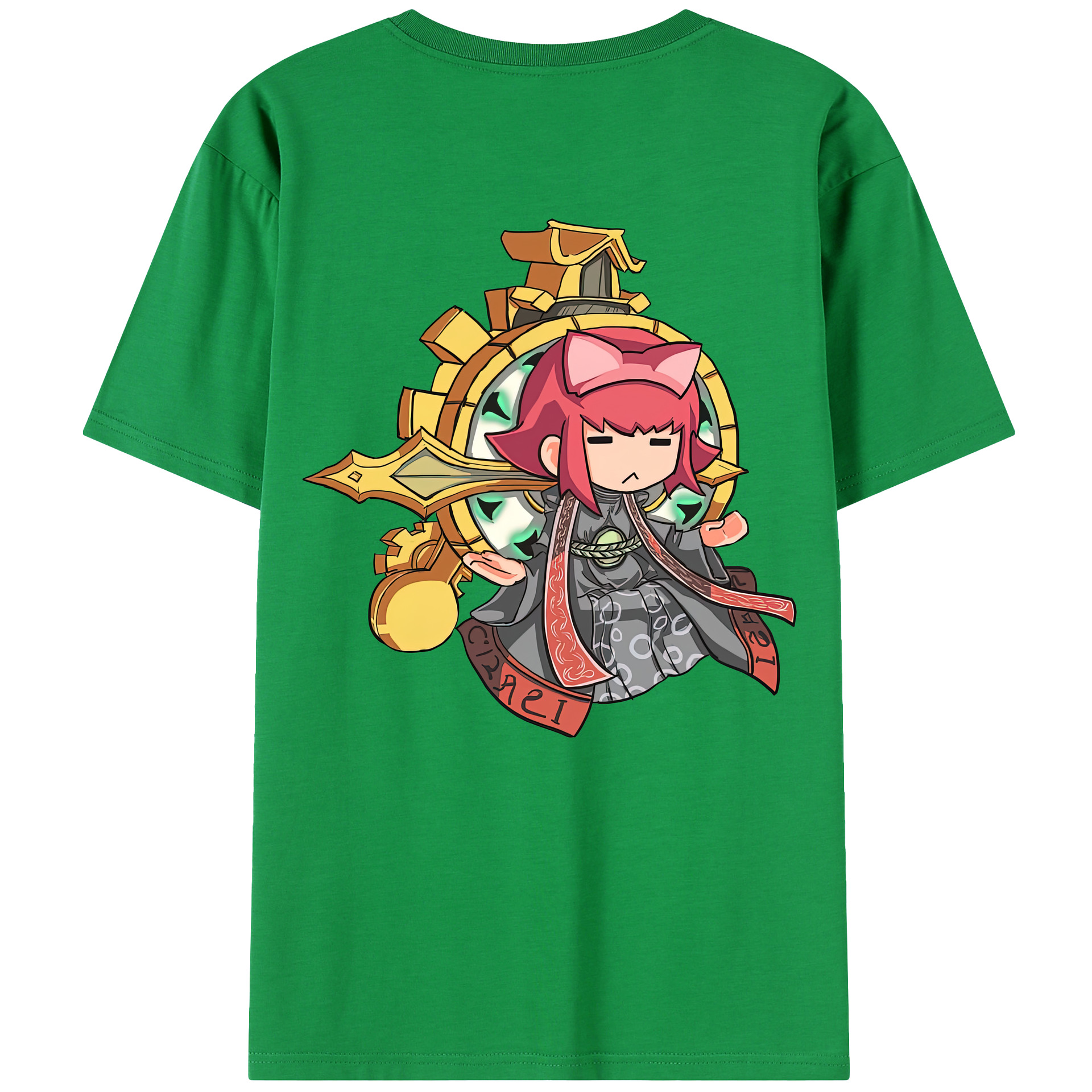 リーグ・オブ・レジェンド League of Legends LOL 綿100％半袖Tシャツ（背面プリント）