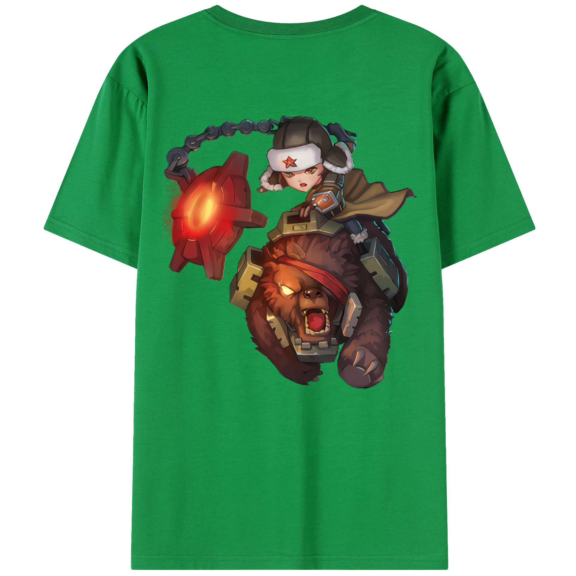 リーグ・オブ・レジェンド League of Legends LOL 綿100％半袖Tシャツ（背面プリント）