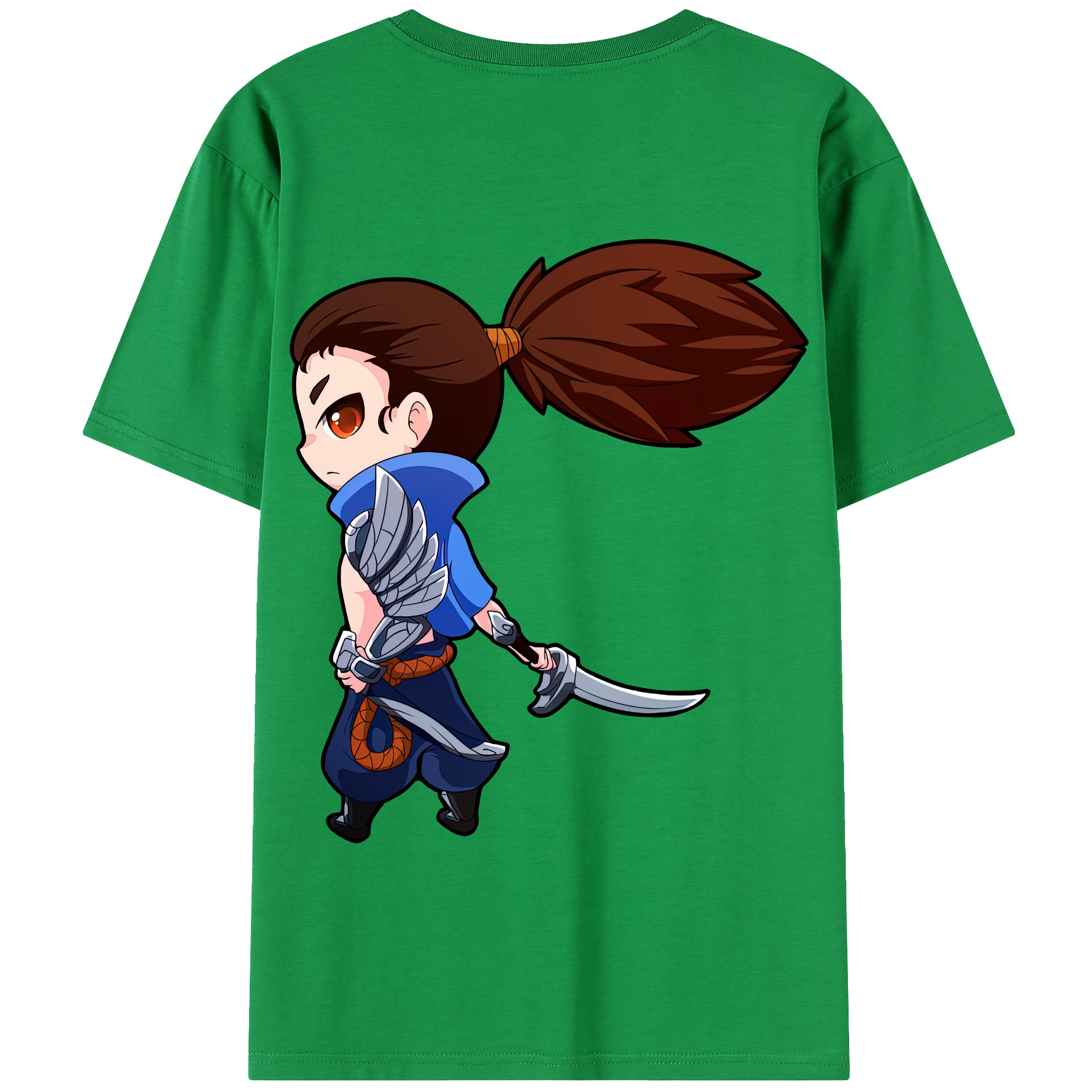 リーグ・オブ・レジェンド League of Legends LOL 綿100％半袖Tシャツ（背面プリント）