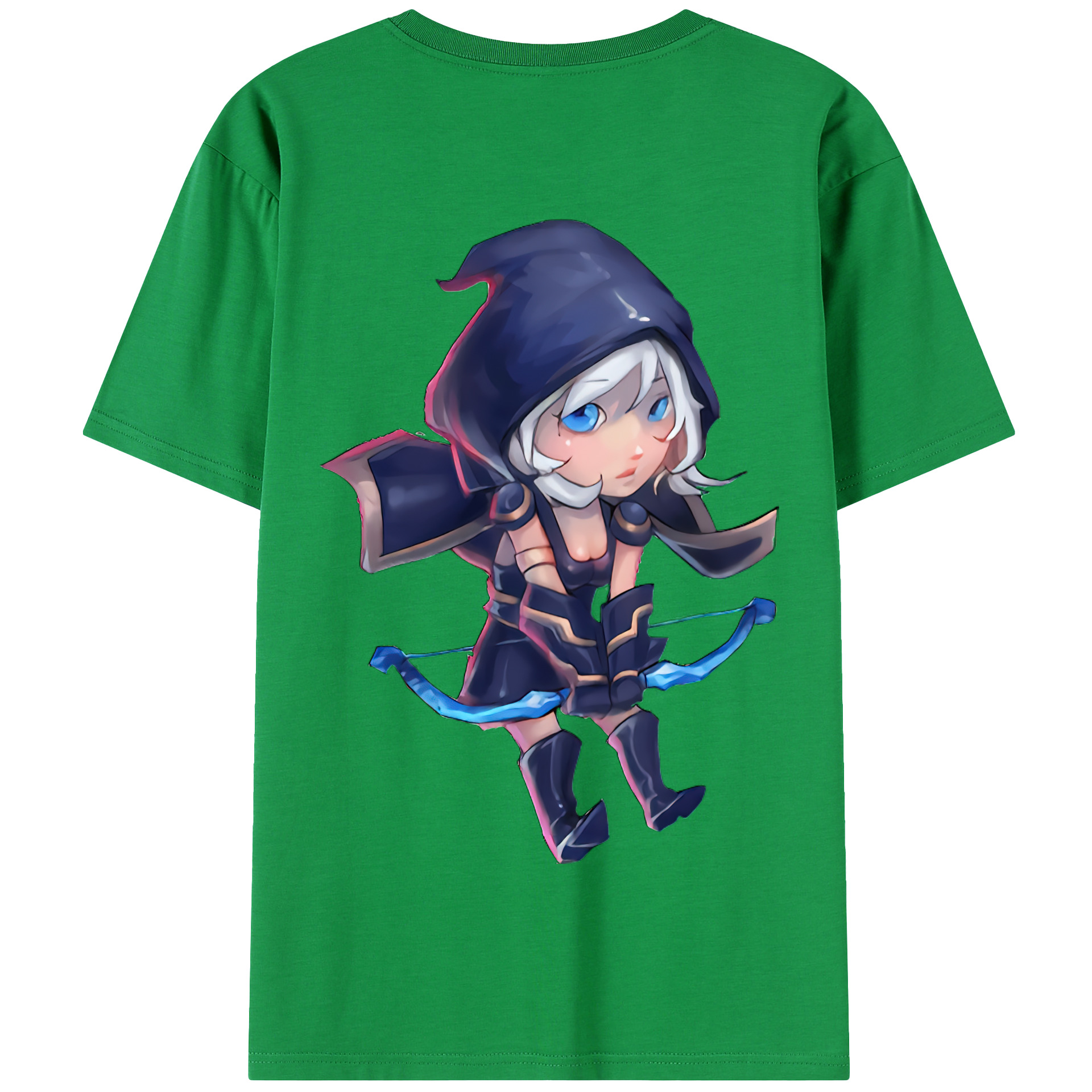 リーグ・オブ・レジェンド League of Legends LOL 綿100％半袖Tシャツ（背面プリント）