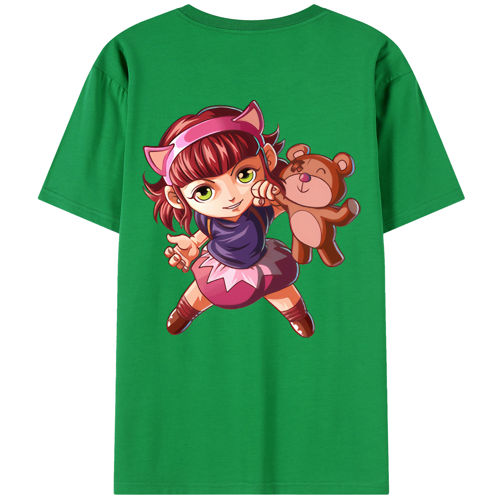 リーグ・オブ・レジェンド League of Legends LOL 綿100％半袖Tシャツ（背面プリント）