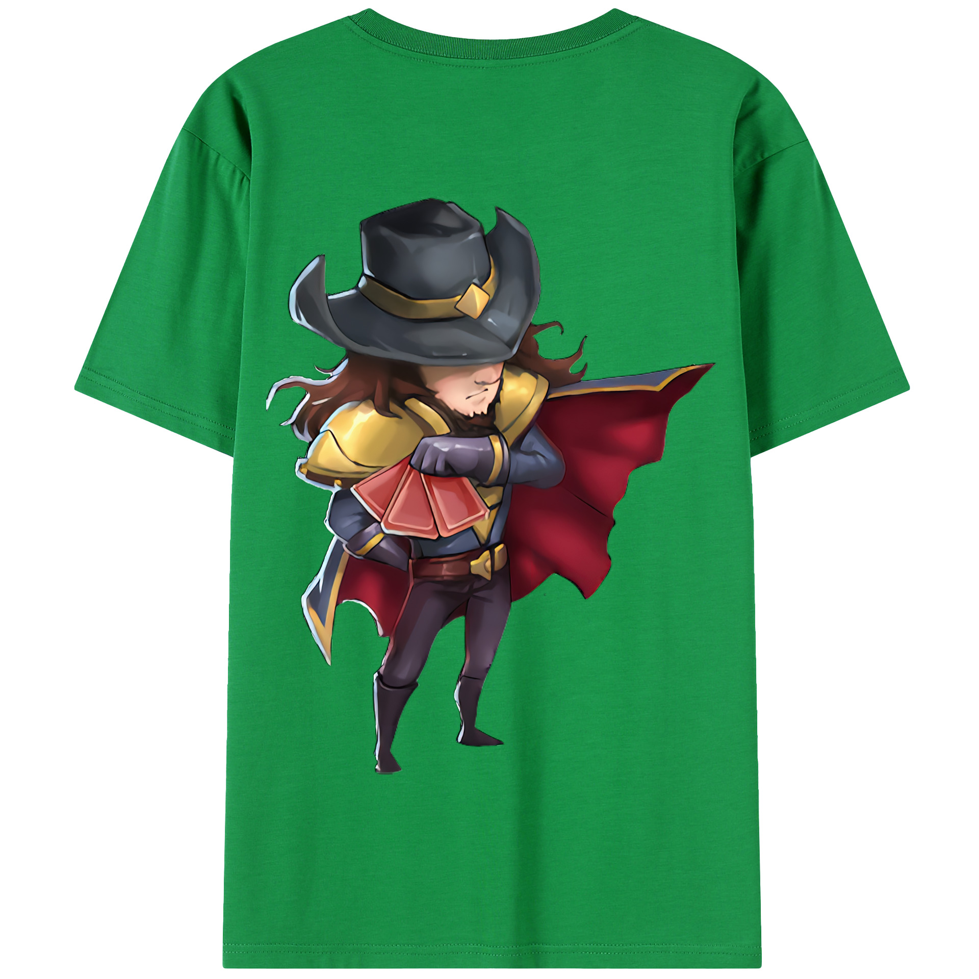 リーグ・オブ・レジェンド League of Legends LOL 綿100％半袖Tシャツ（背面プリント）