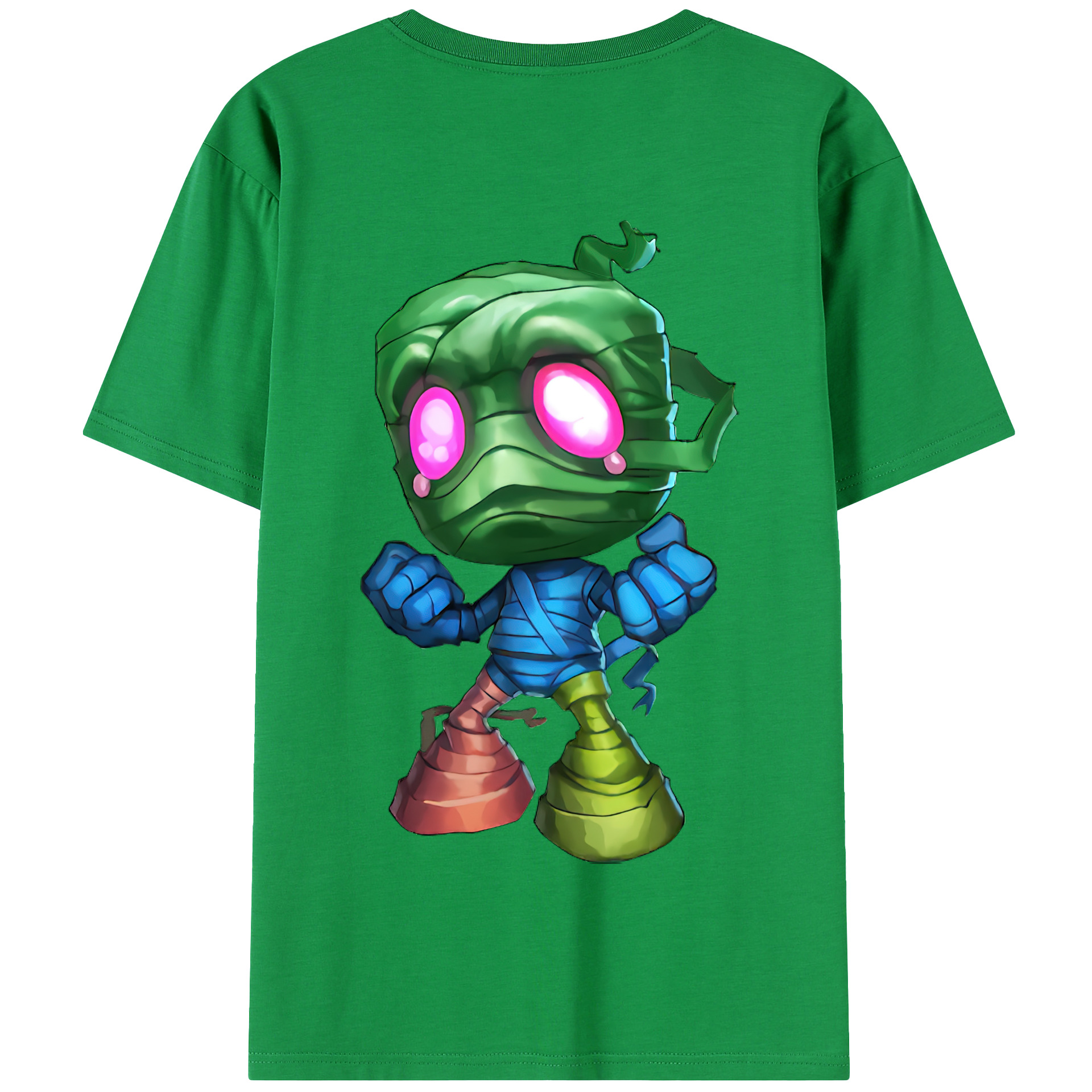 リーグ・オブ・レジェンド League of Legends LOL 綿100％半袖Tシャツ（背面プリント）