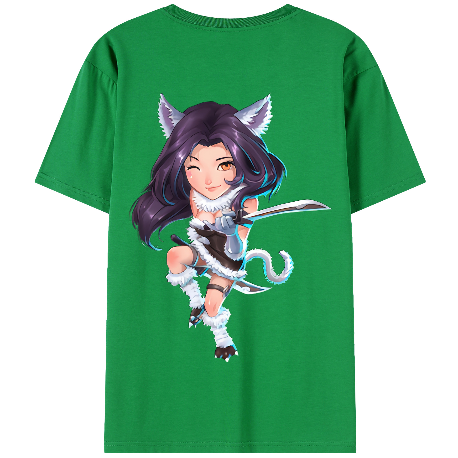 リーグ・オブ・レジェンド League of Legends LOL 綿100％半袖Tシャツ（背面プリント）