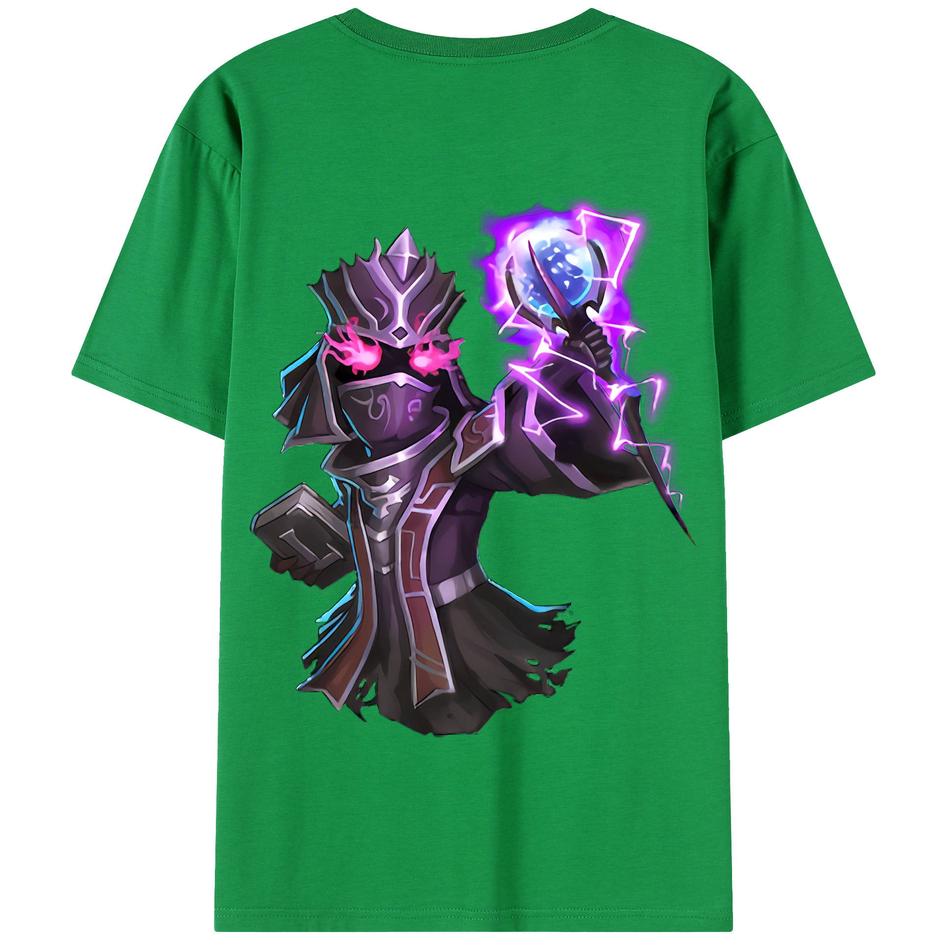 （画像用） リーグ・オブ・レジェンド League of Legends LOL 綿100％半袖Tシャツ（背面プリント）