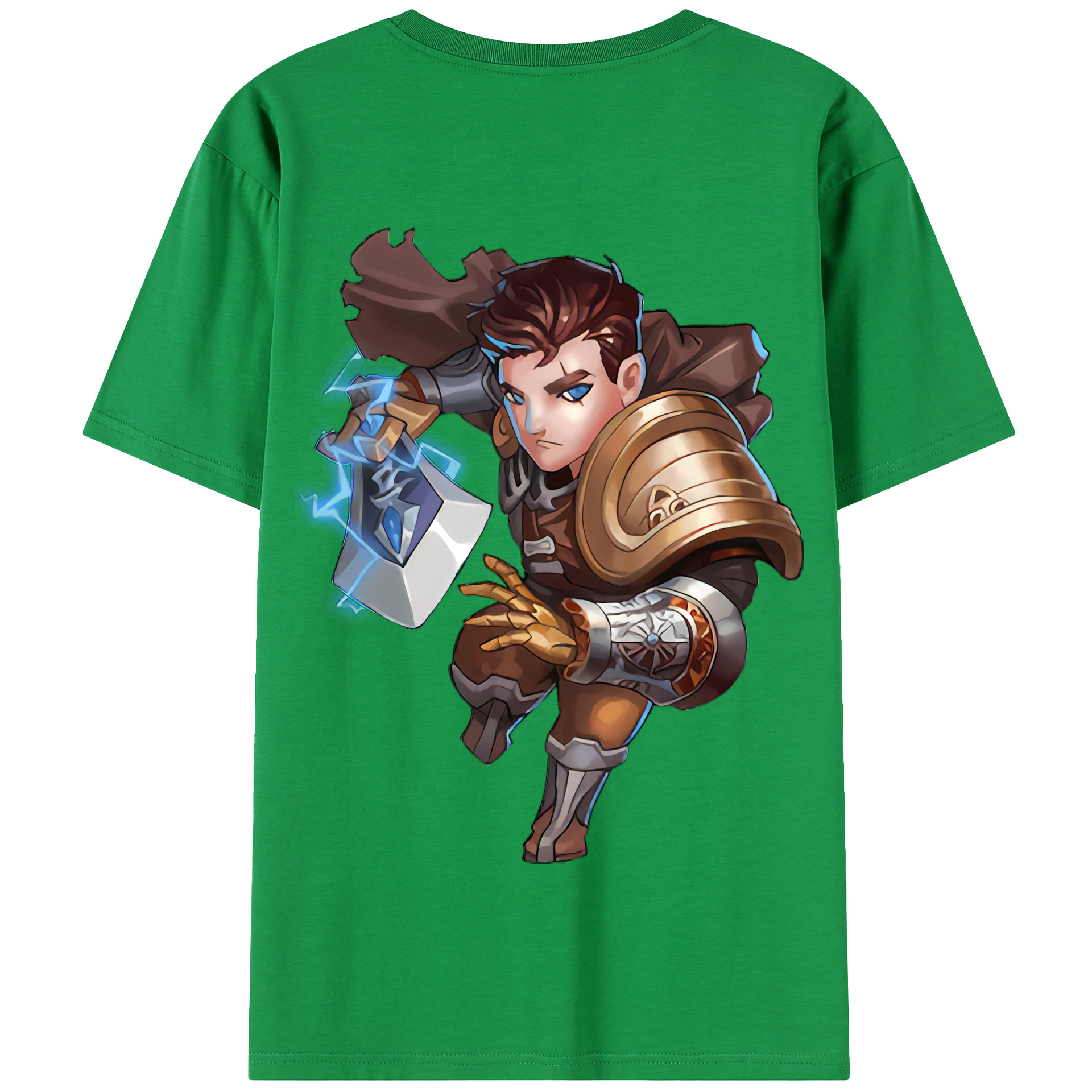リーグ・オブ・レジェンド League of Legends LOL 綿100％半袖Tシャツ（背面プリント）