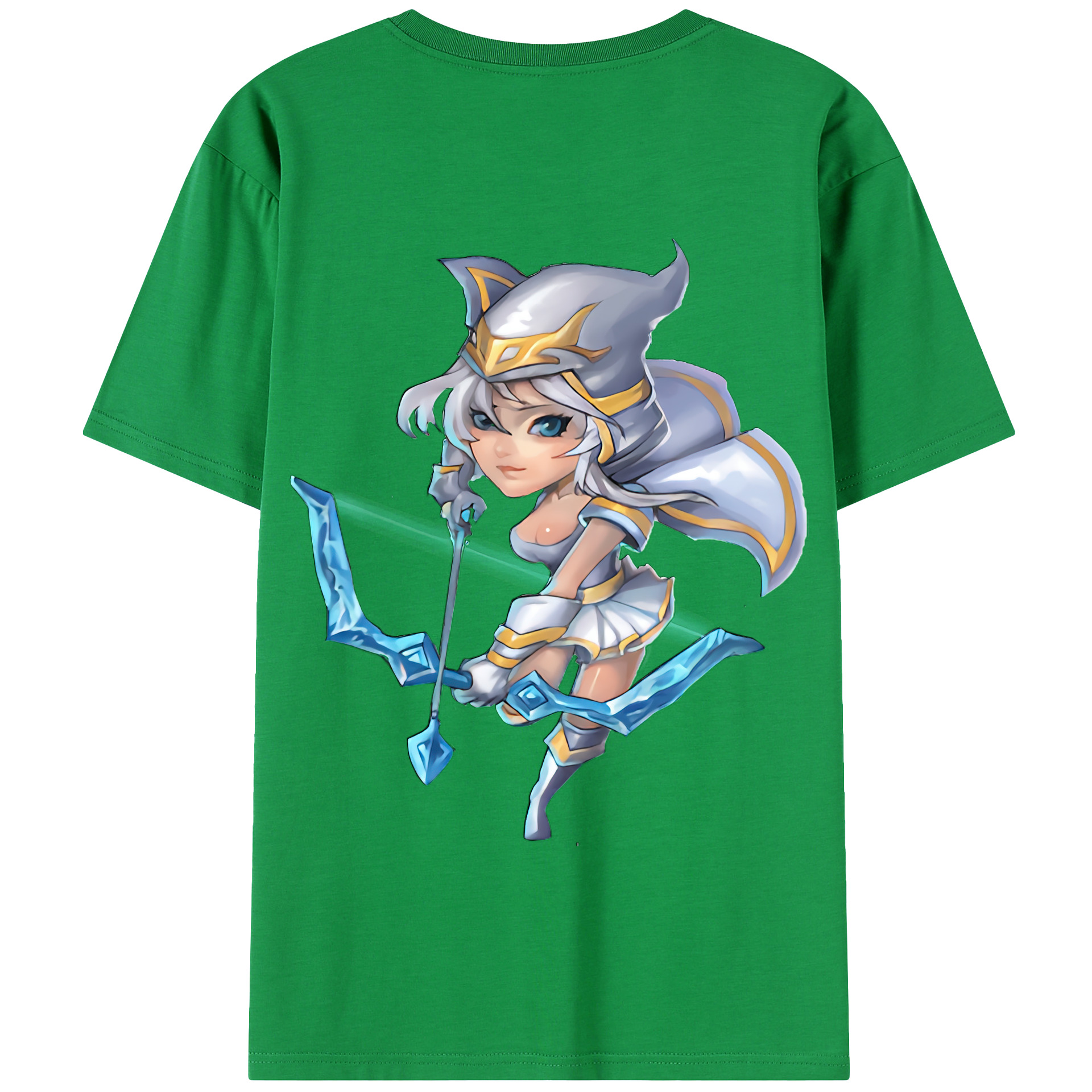 リーグ・オブ・レジェンド League of Legends LOL 綿100％半袖Tシャツ（背面プリント）