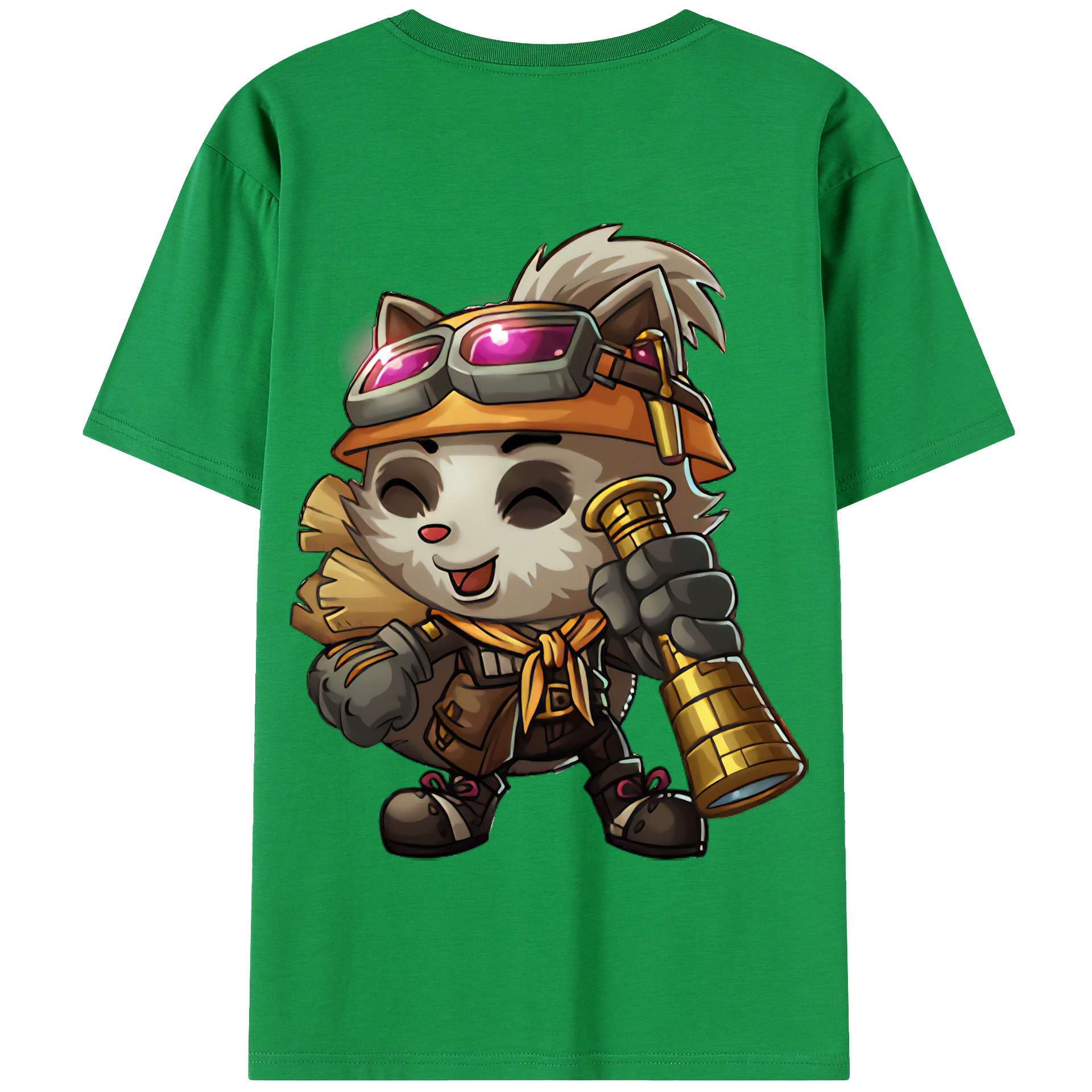 リーグ・オブ・レジェンド League of Legends LOL 綿100％半袖Tシャツ（背面プリント）