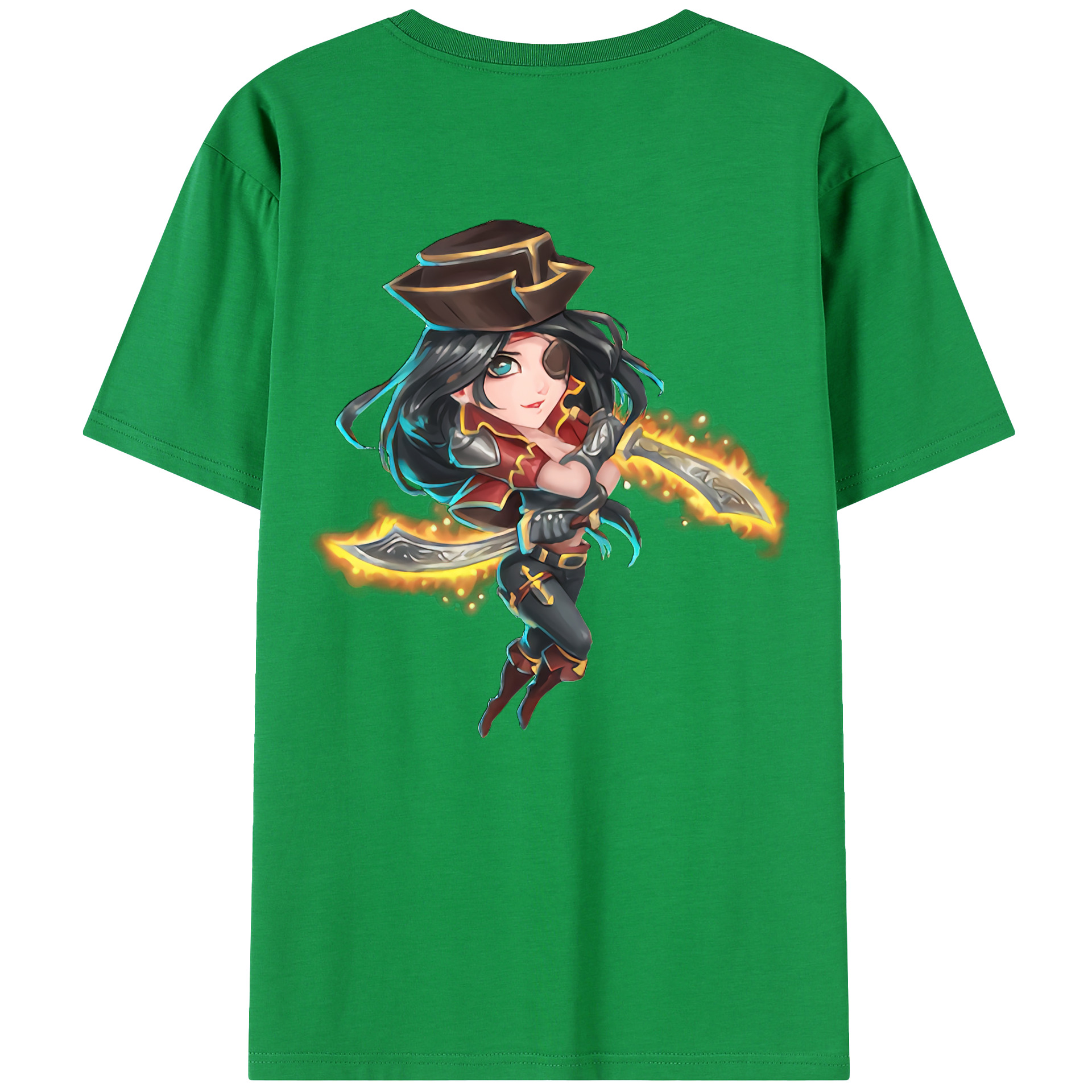 リーグ・オブ・レジェンド League of Legends LOL 綿100％半袖Tシャツ（背面プリント）