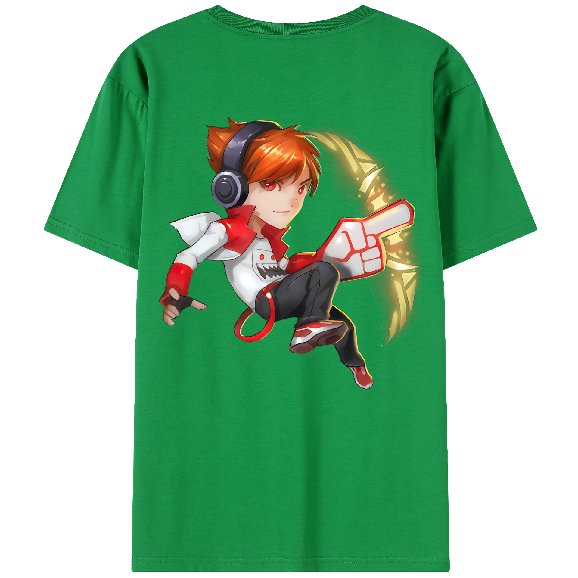 リーグ・オブ・レジェンド League of Legends LOL 綿100％半袖Tシャツ（背面プリント）
