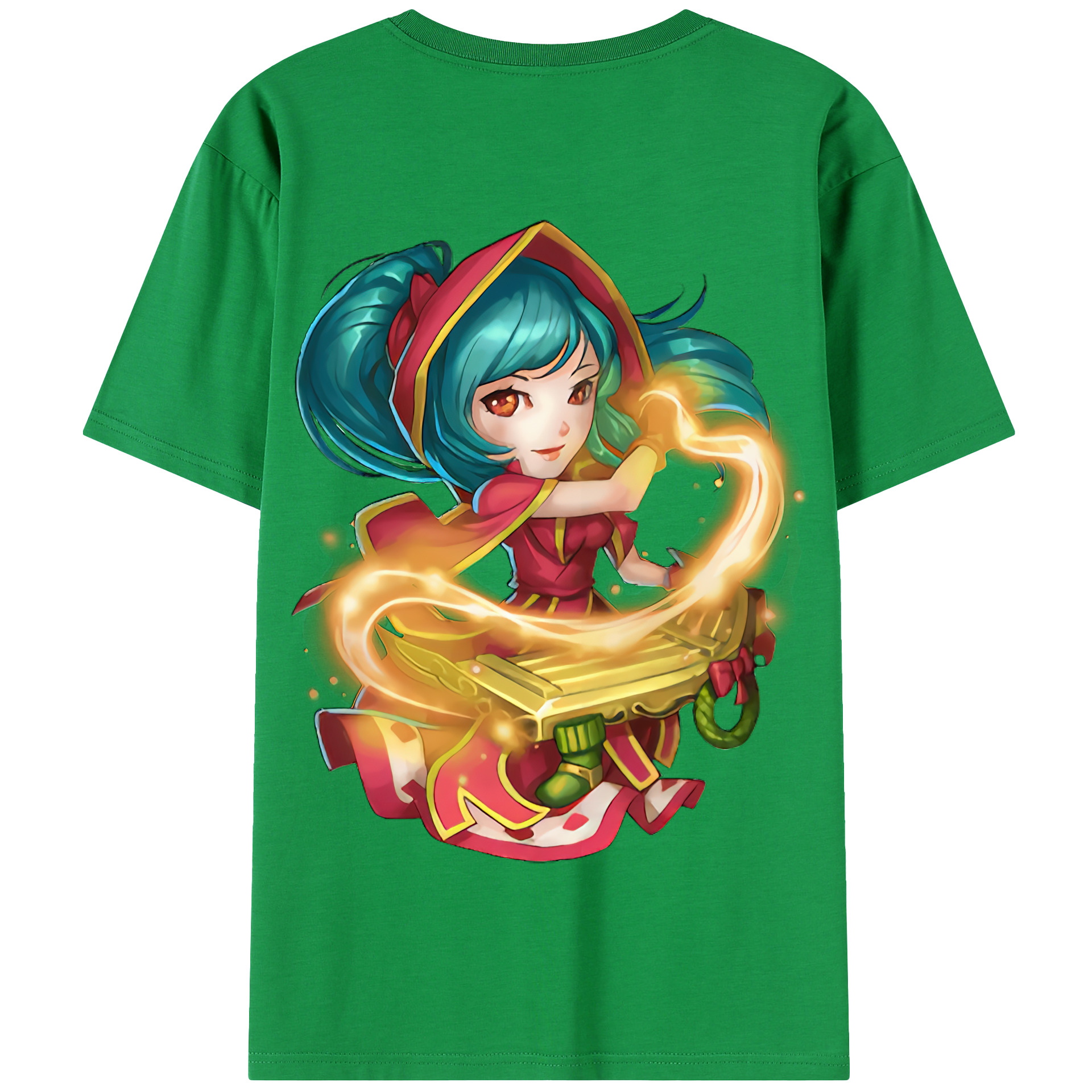 リーグ・オブ・レジェンド League of Legends LOL 綿100％半袖Tシャツ（背面プリント）