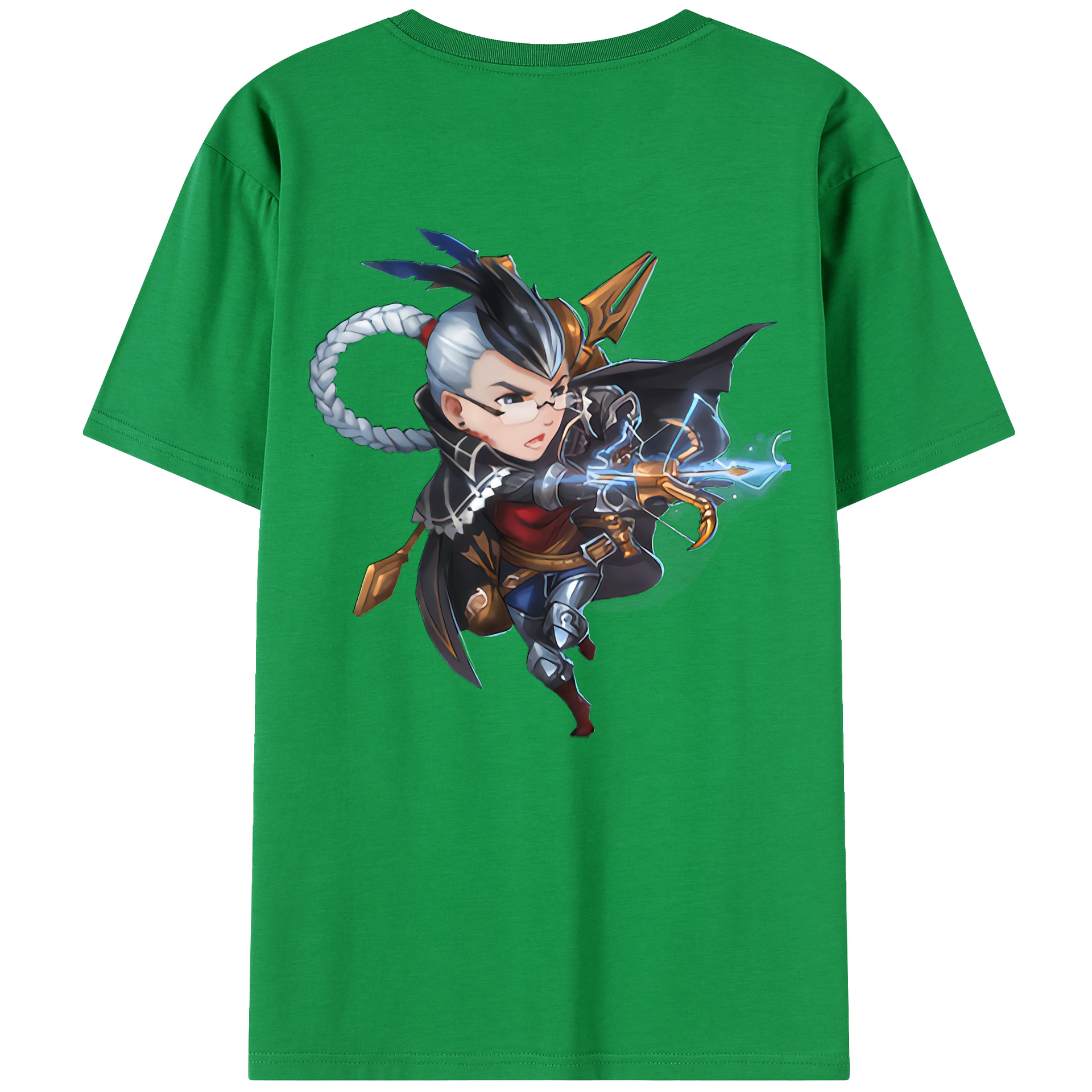 リーグ・オブ・レジェンド League of Legends LOL 綿100％半袖Tシャツ（背面プリント）