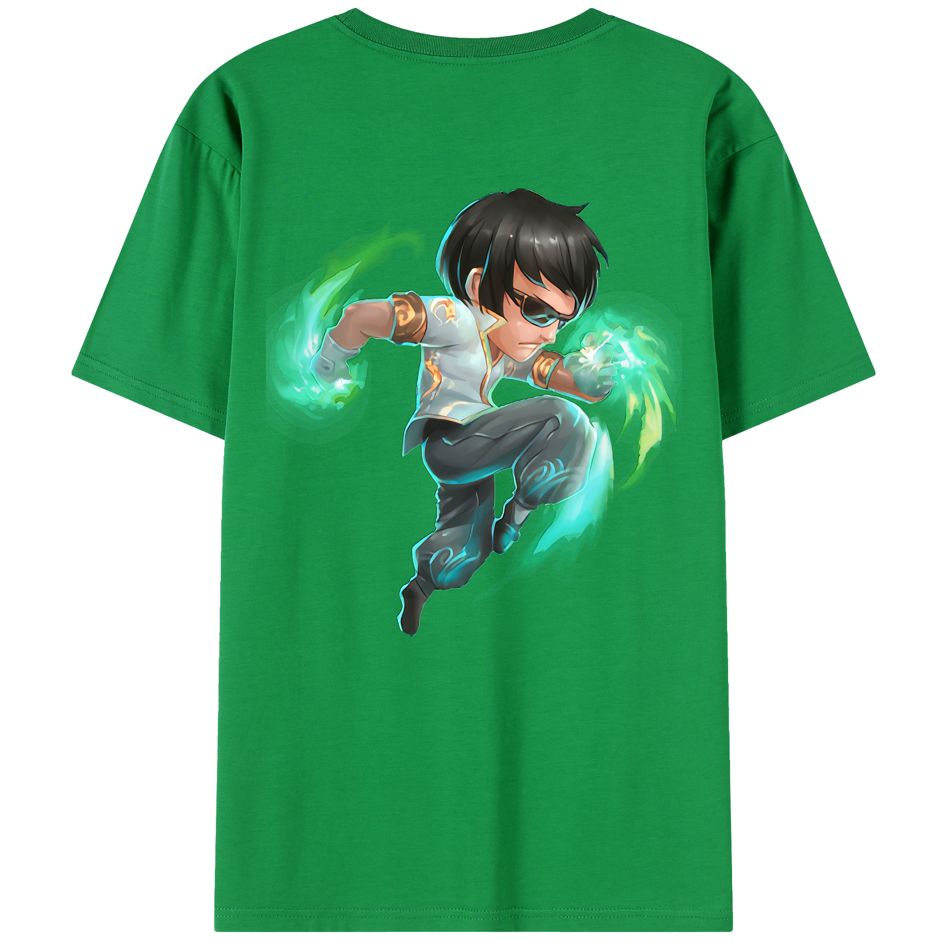 リーグ・オブ・レジェンド League of Legends LOL 綿100％半袖Tシャツ（背面プリント）