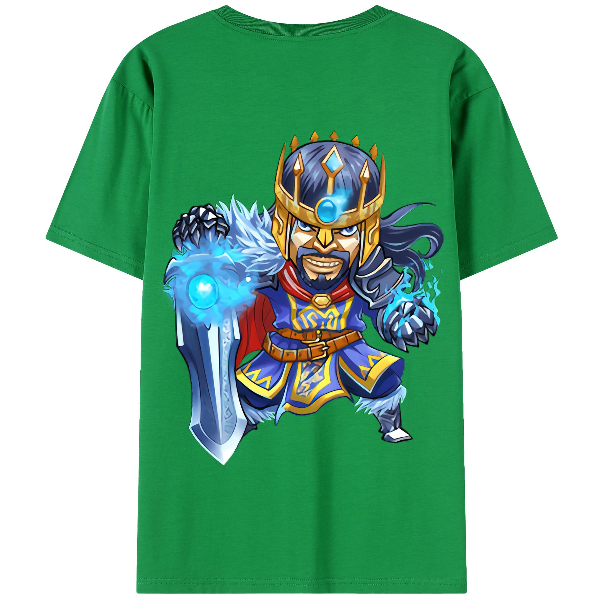 リーグ・オブ・レジェンド League of Legends LOL 綿100％半袖Tシャツ（背面プリント）