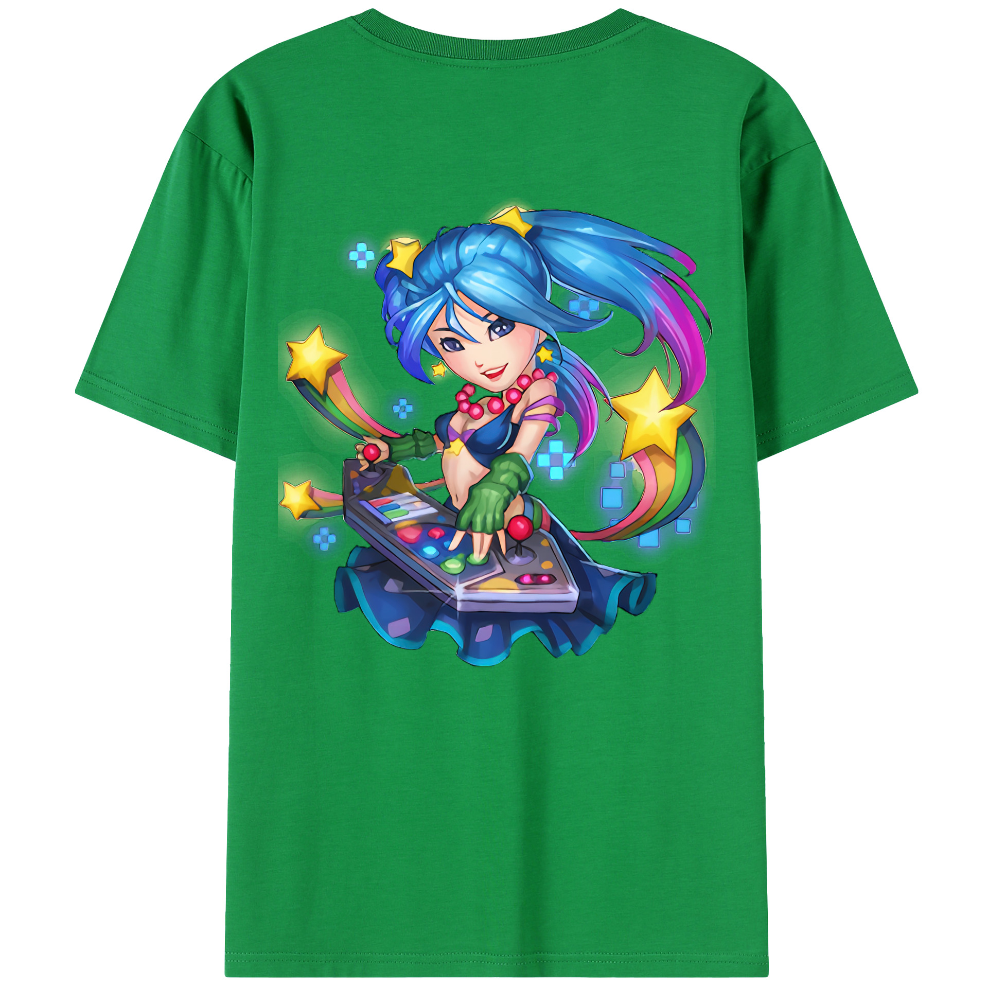 リーグ・オブ・レジェンド League of Legends LOL 綿100％半袖Tシャツ（背面プリント）