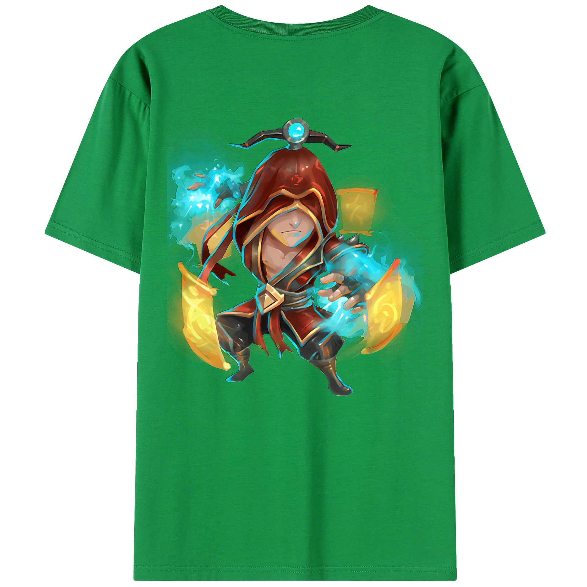リーグ・オブ・レジェンド League of Legends LOL 綿100％半袖Tシャツ（背面プリント）