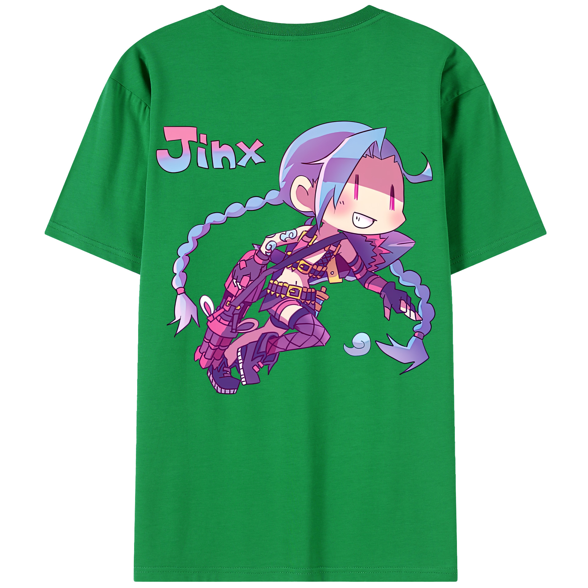 リーグ・オブ・レジェンド League of Legends LOL 綿100％半袖Tシャツ（背面プリント）