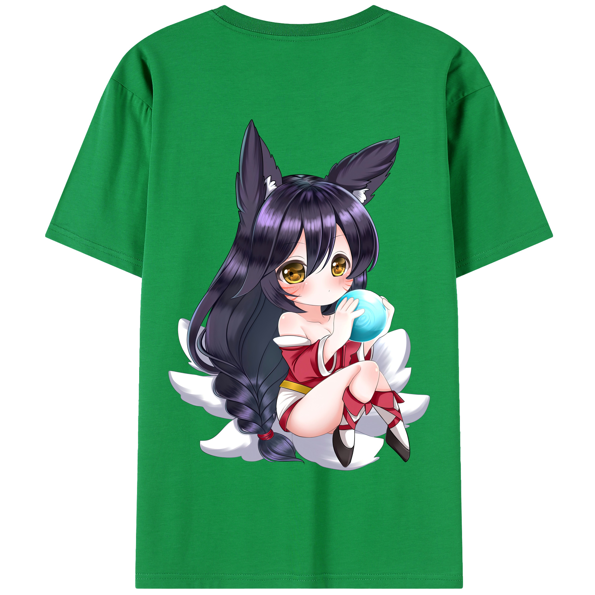 （画像用） リーグ・オブ・レジェンド League of Legends LOL 綿100％半袖Tシャツ（背面プリント）