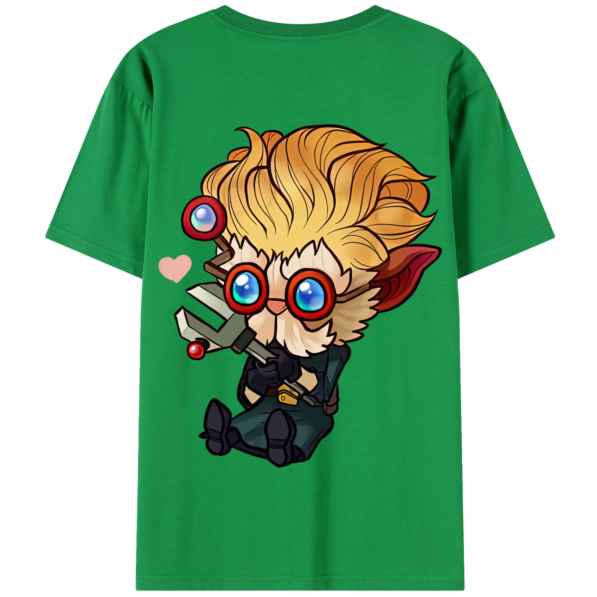 リーグ・オブ・レジェンド League of Legends LOL 綿100％半袖Tシャツ（背面プリント）