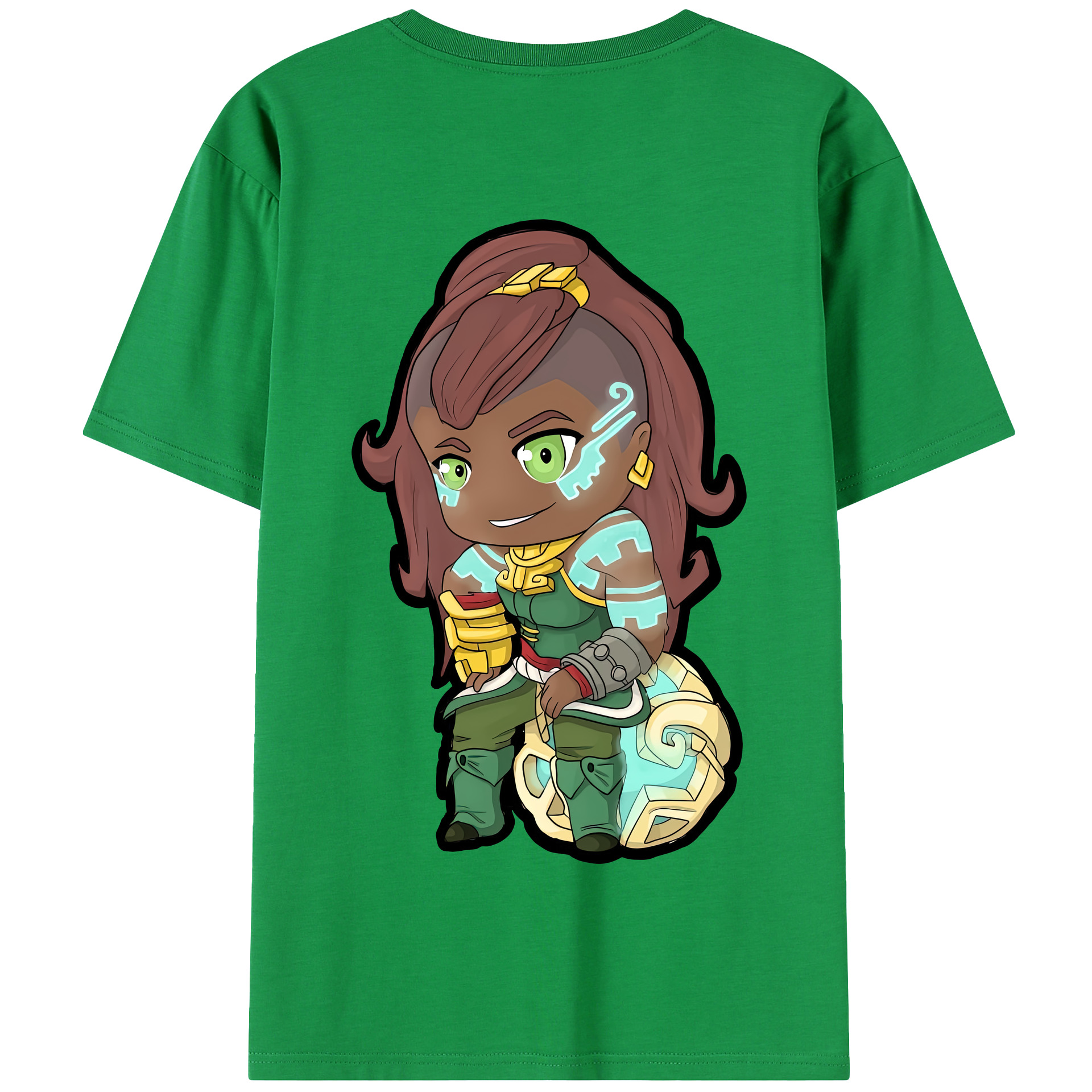 リーグ・オブ・レジェンド League of Legends LOL 綿100％半袖Tシャツ（背面プリント）