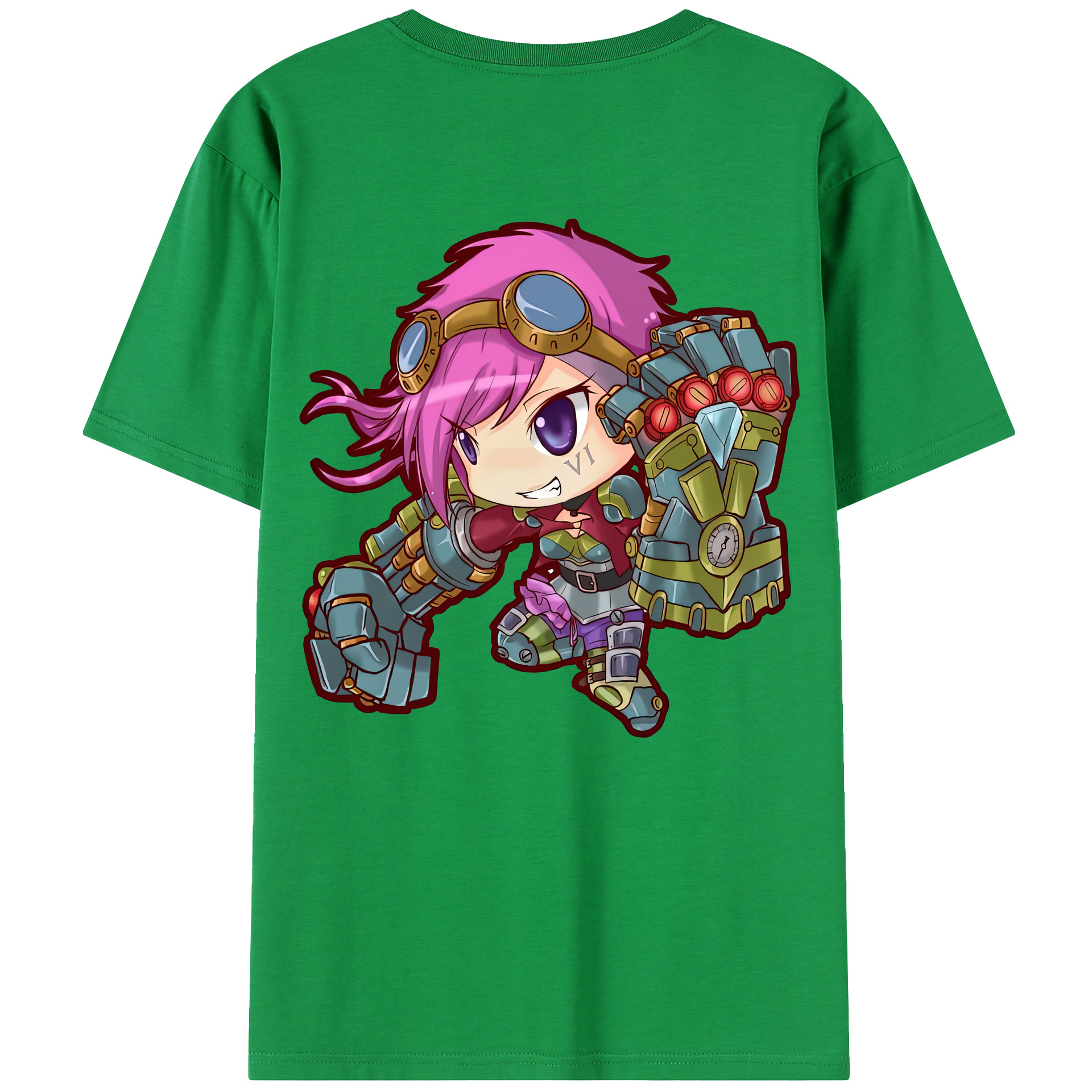 リーグ・オブ・レジェンド League of Legends LOL 綿100％半袖Tシャツ（背面プリント）