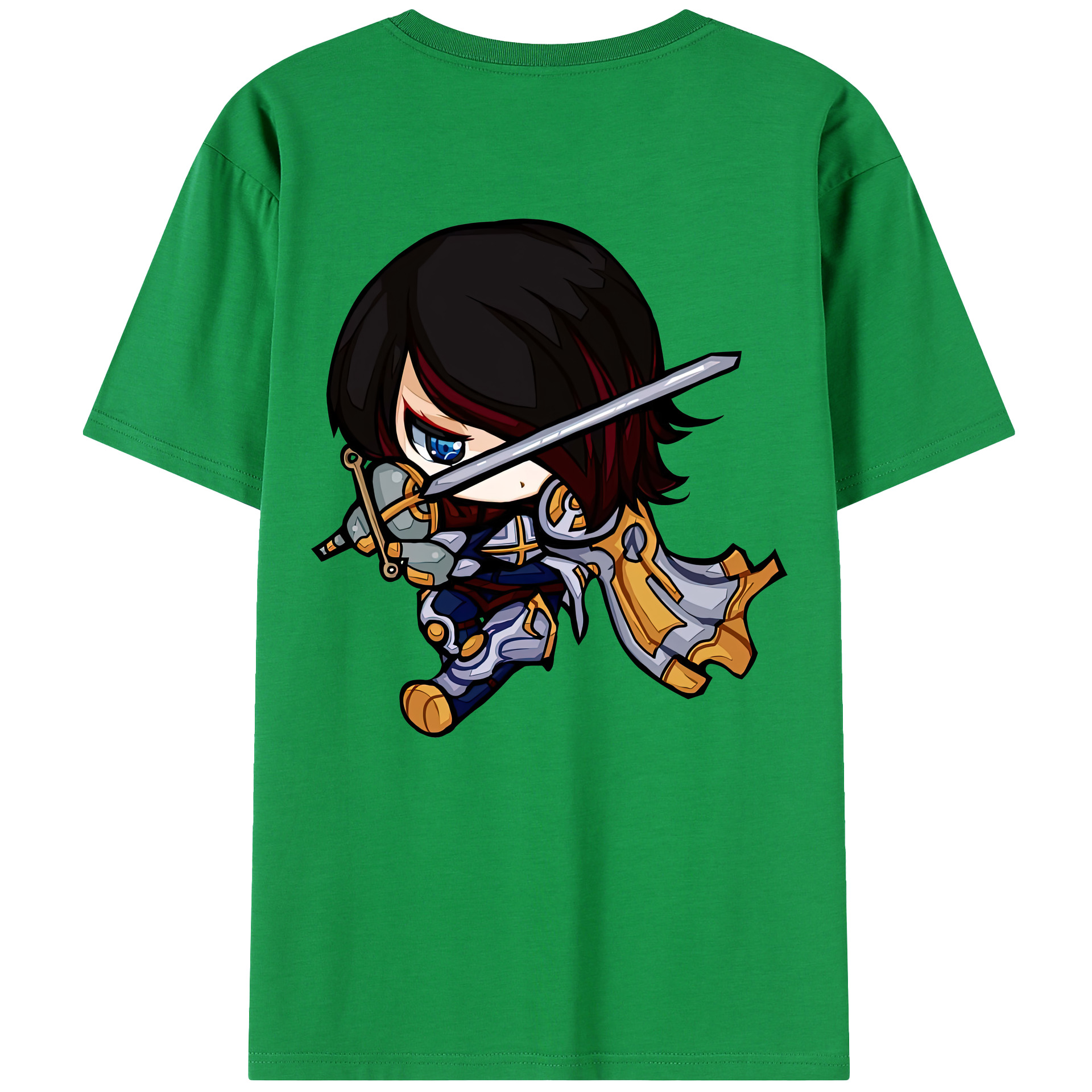 リーグ・オブ・レジェンド League of Legends LOL 綿100％半袖Tシャツ（背面プリント）