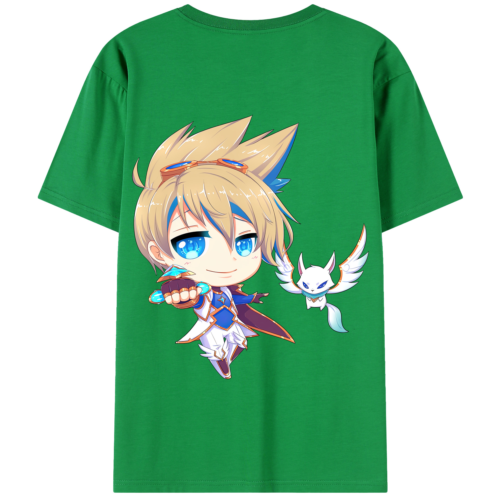 リーグ・オブ・レジェンド League of Legends LOL 綿100％半袖Tシャツ（背面プリント）