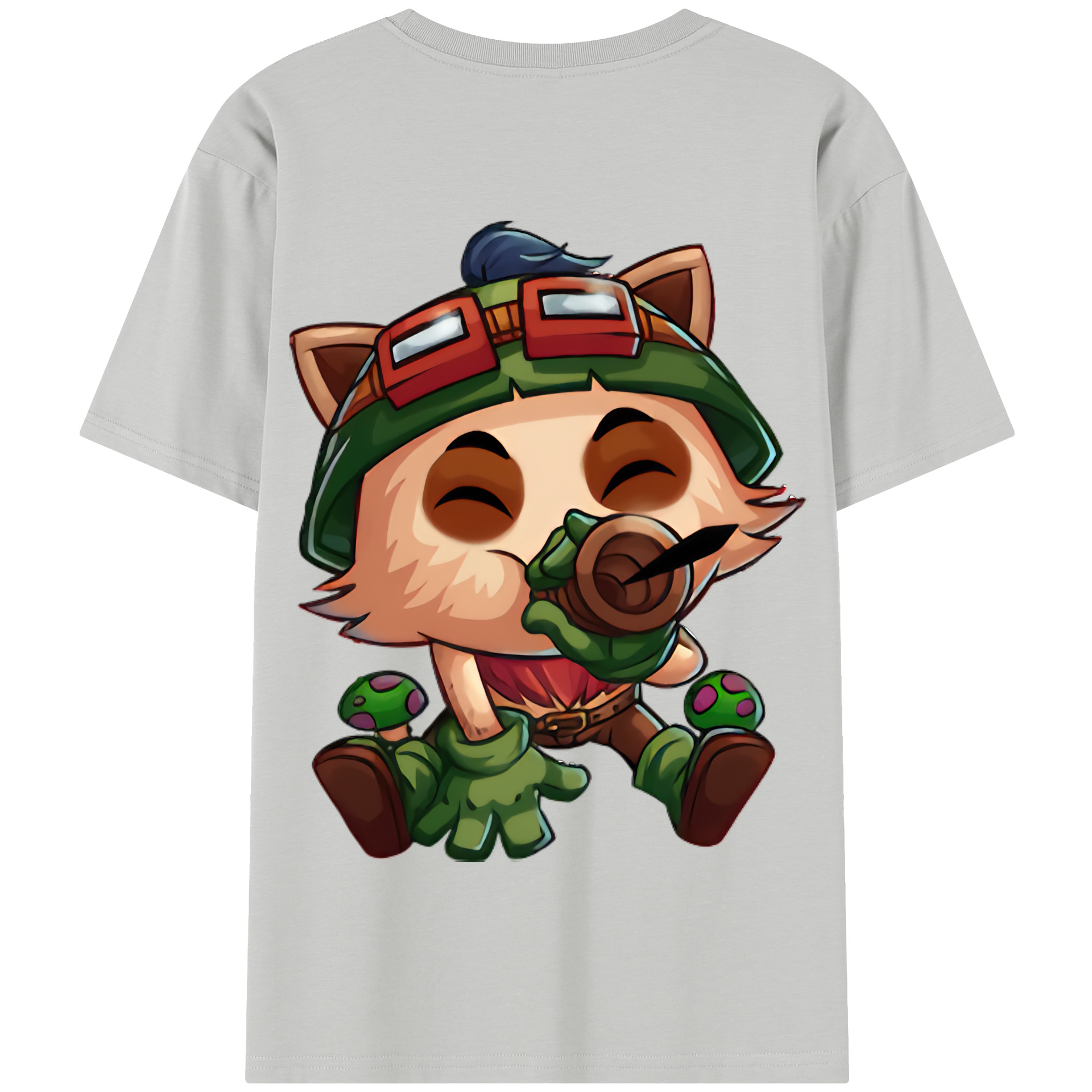 リーグ・オブ・レジェンド League of Legends LOL 綿100％半袖Tシャツ（背面プリント）