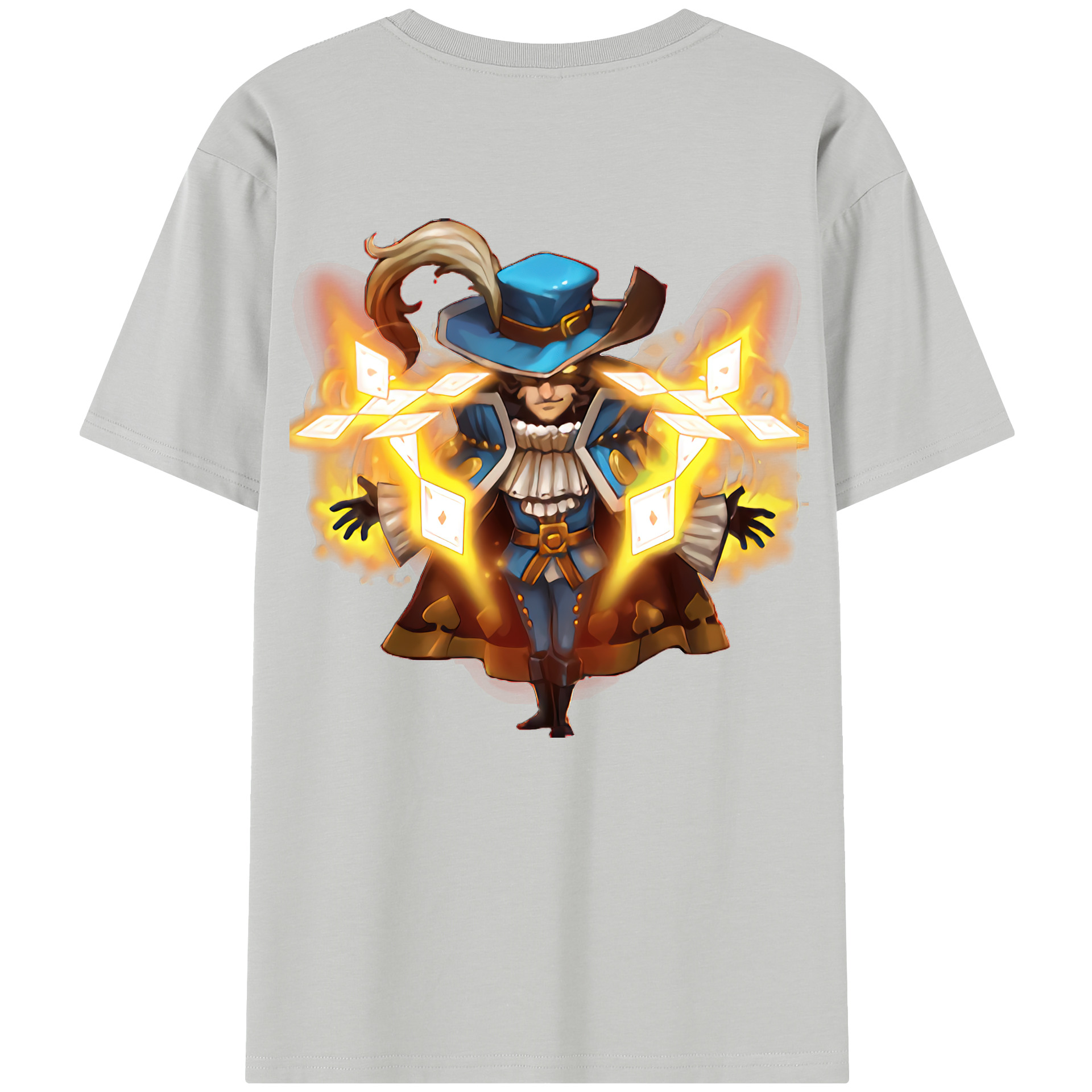 リーグ・オブ・レジェンド League of Legends LOL 綿100％半袖Tシャツ（背面プリント）