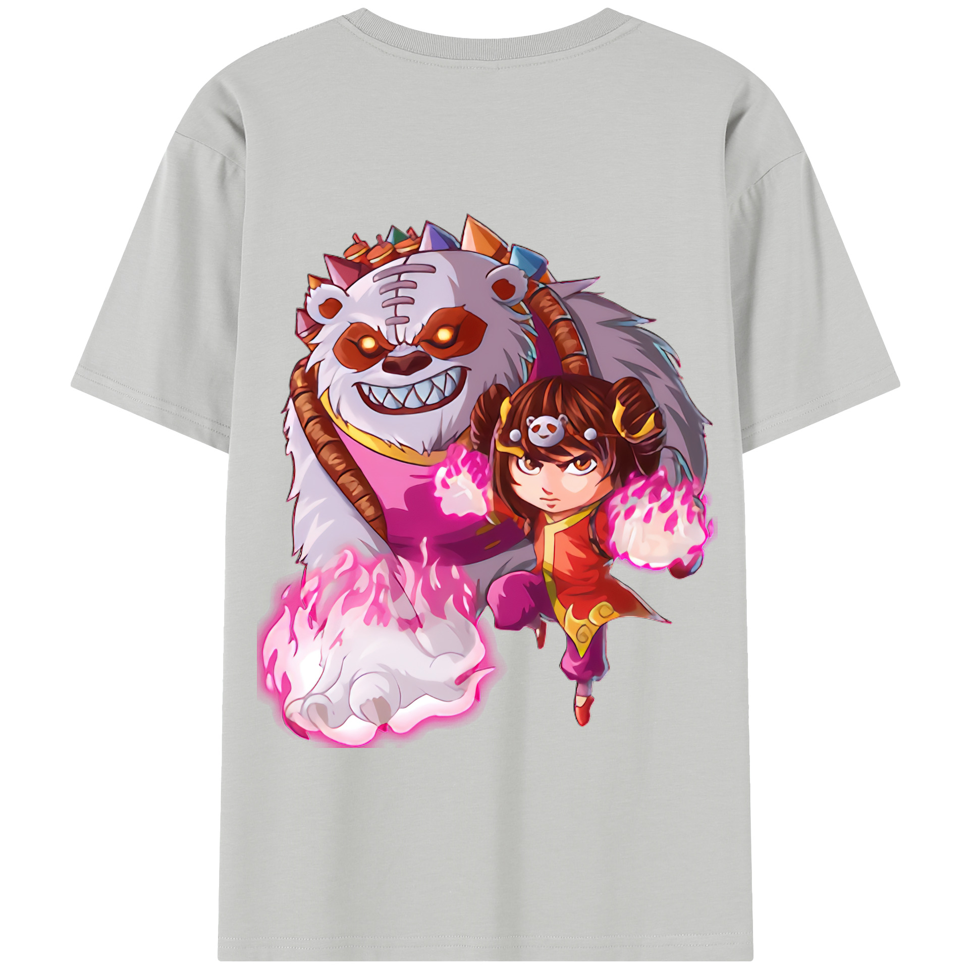 リーグ・オブ・レジェンド League of Legends LOL 綿100％半袖Tシャツ（背面プリント）