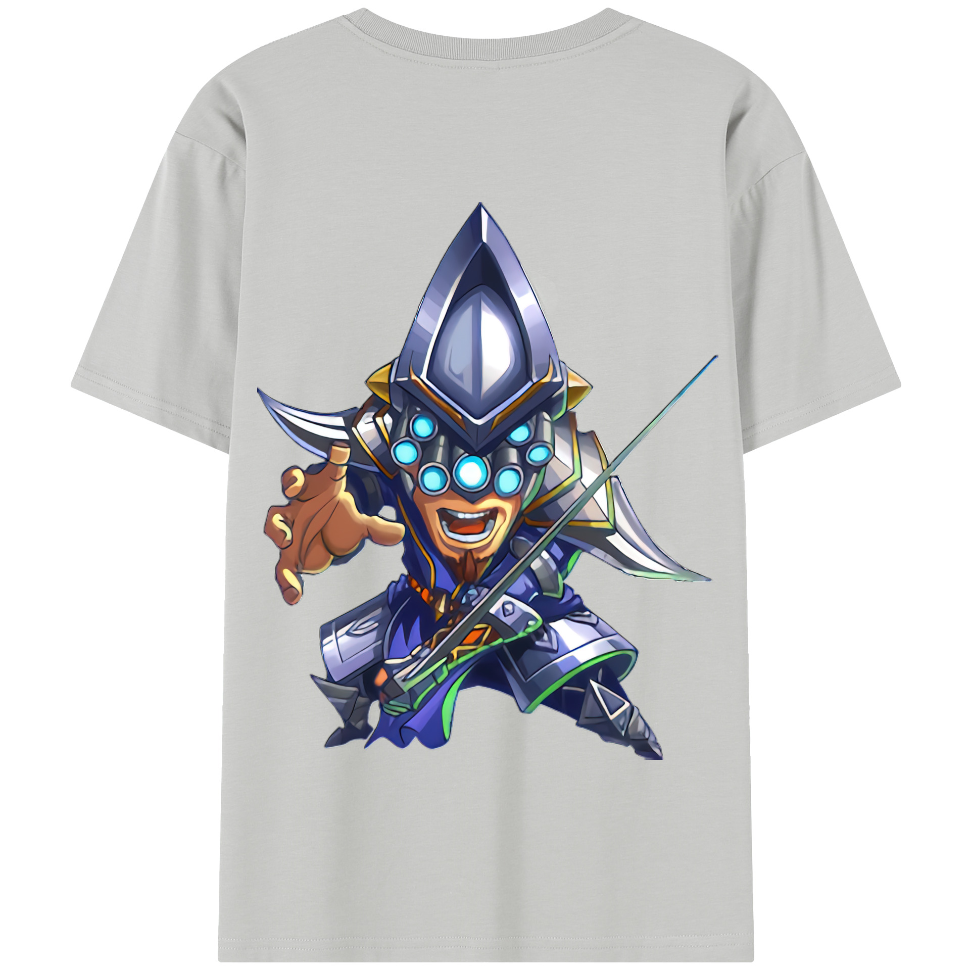 リーグ・オブ・レジェンド League of Legends LOL 綿100％半袖Tシャツ（背面プリント）