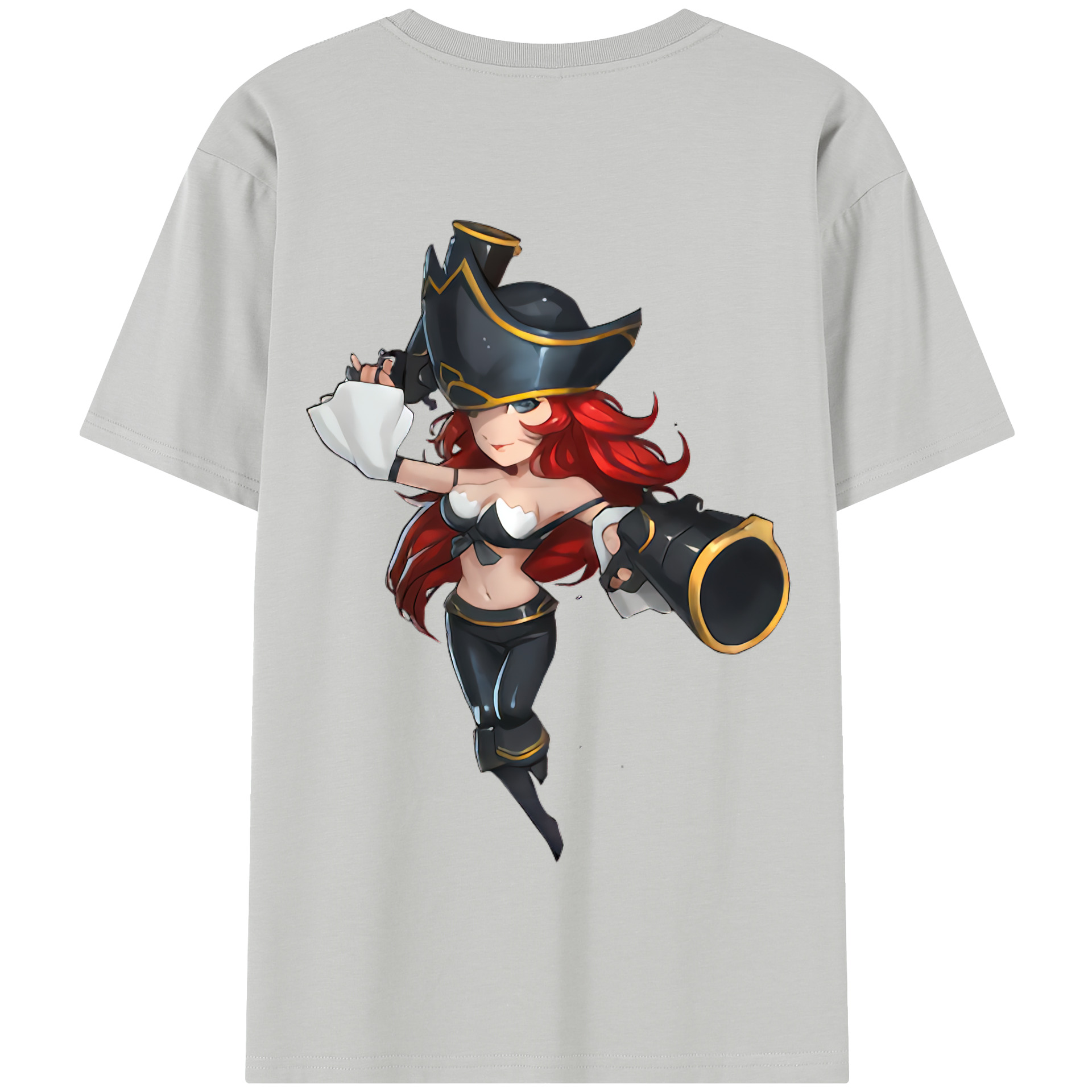 リーグ・オブ・レジェンド League of Legends LOL 綿100％半袖Tシャツ（背面プリント）
