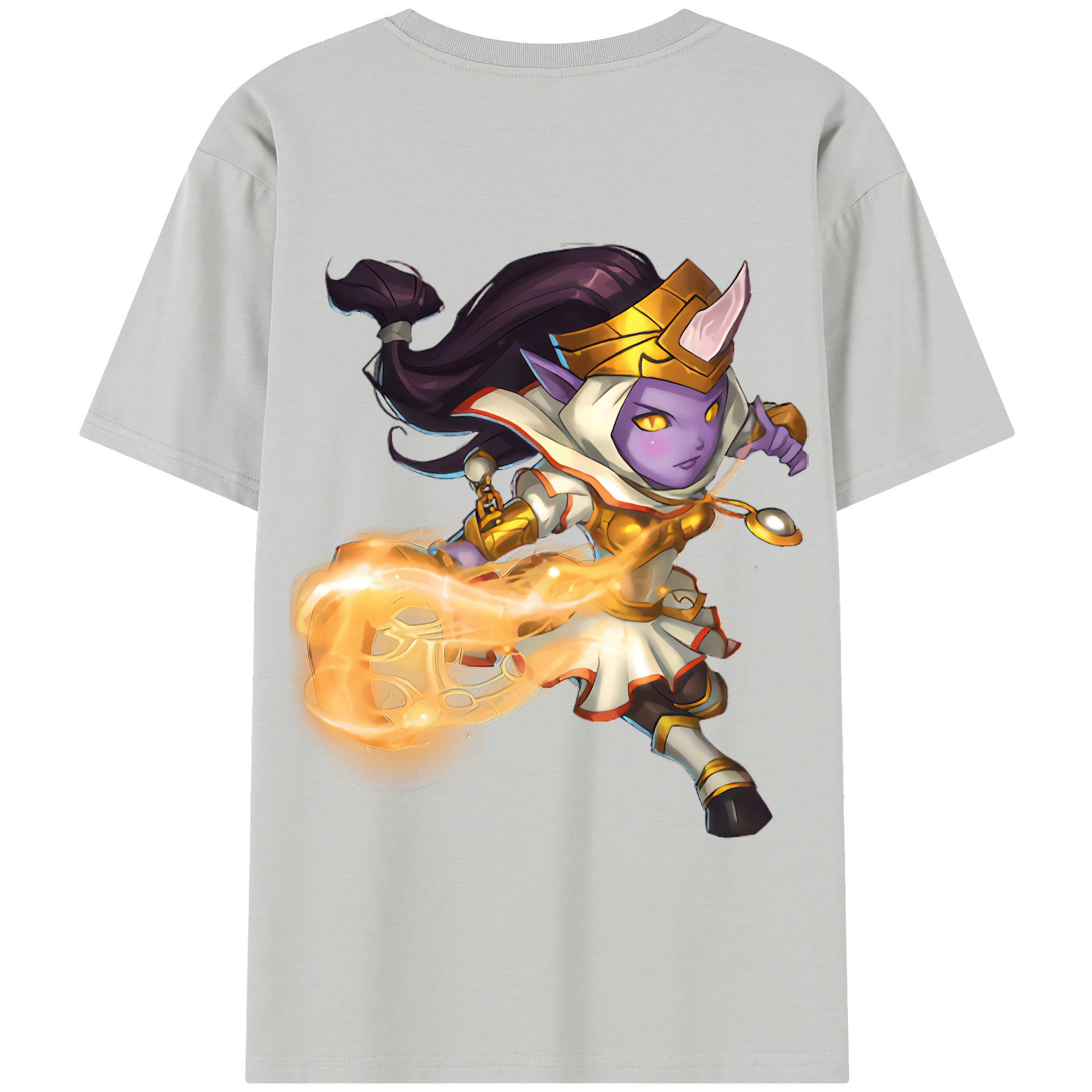 リーグ・オブ・レジェンド League of Legends LOL 綿100％半袖Tシャツ（背面プリント）