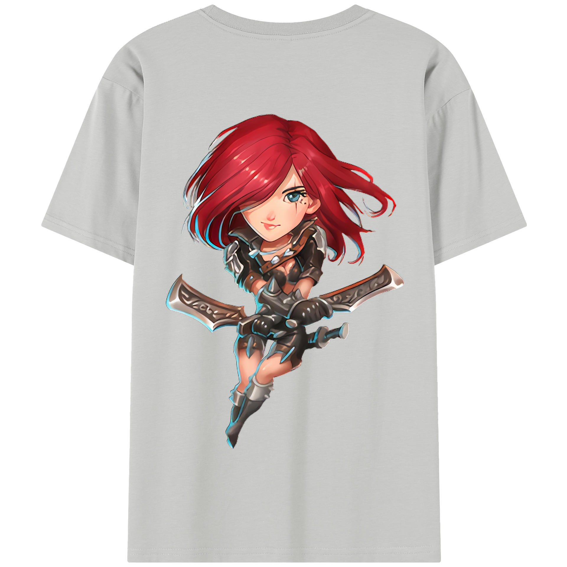 リーグ・オブ・レジェンド League of Legends LOL 綿100％半袖Tシャツ（背面プリント）