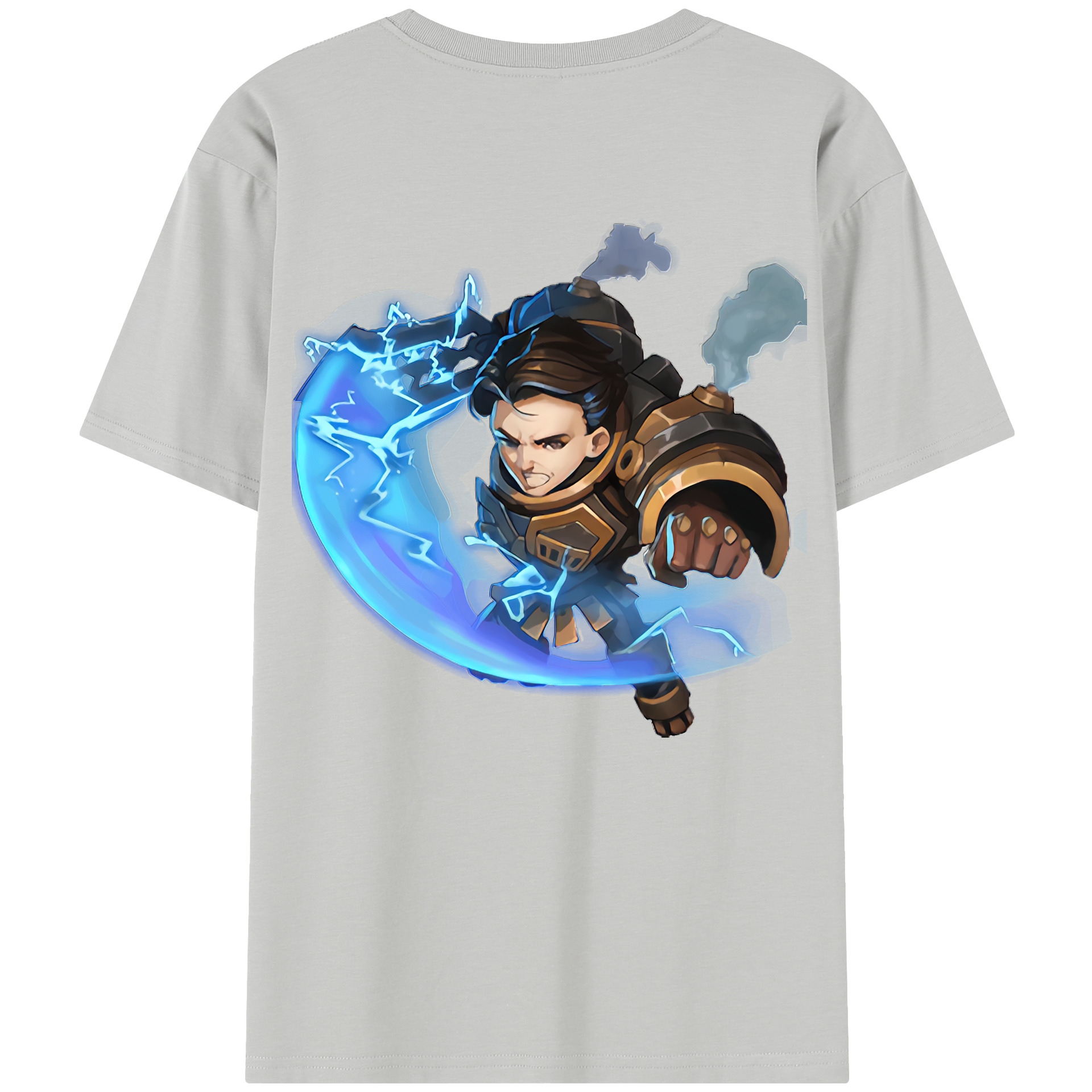 リーグ・オブ・レジェンド League of Legends LOL 綿100％半袖Tシャツ（背面プリント）