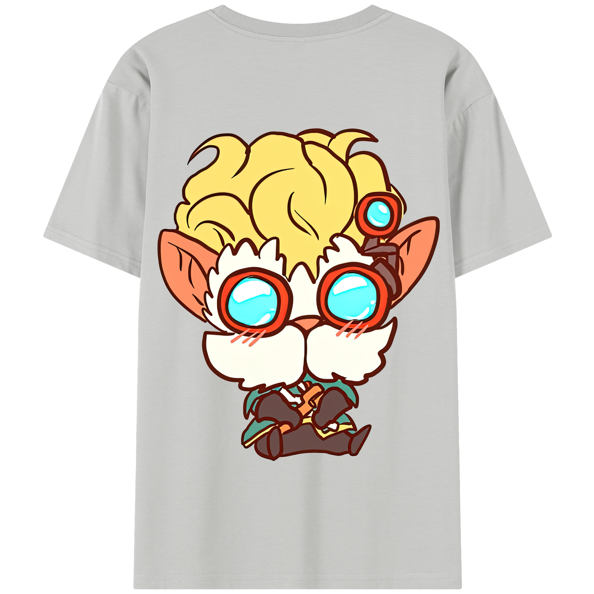リーグ・オブ・レジェンド League of Legends LOL 綿100％半袖Tシャツ（背面プリント）